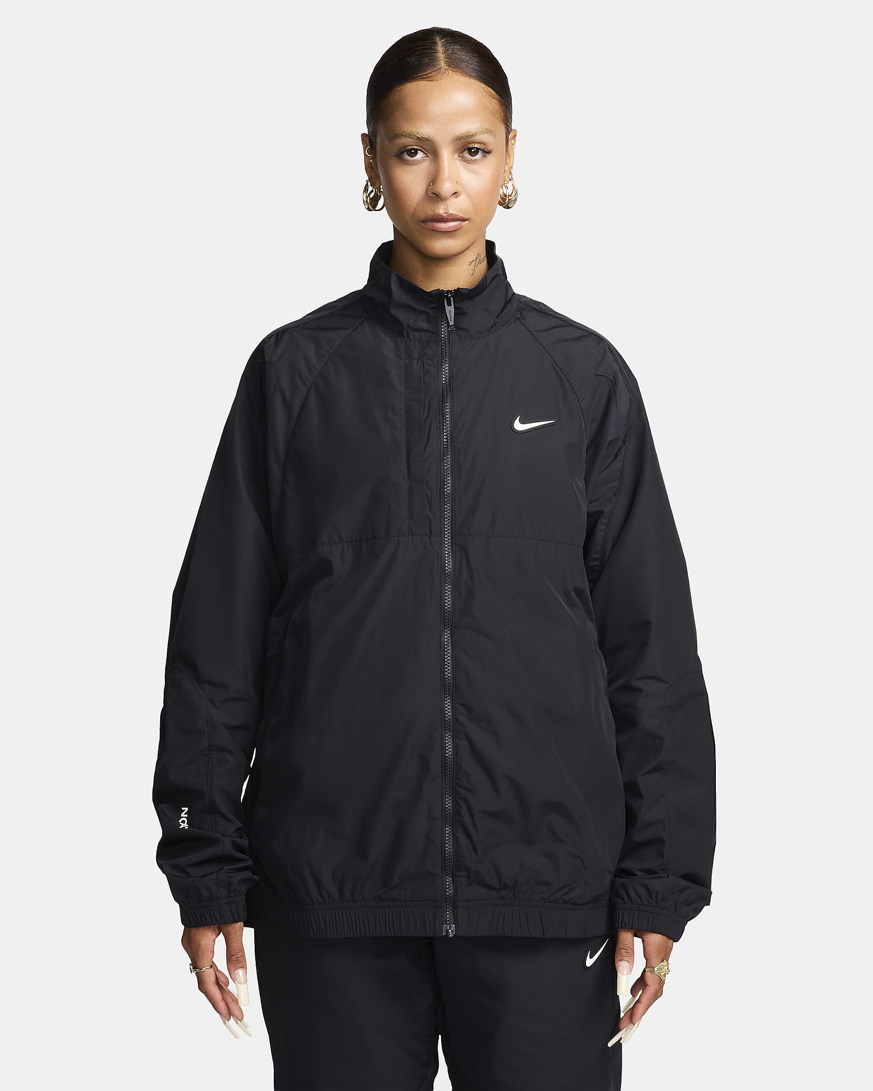 Track jacket Northstar in nylon NOCTA - Nero/Nero/Bianco