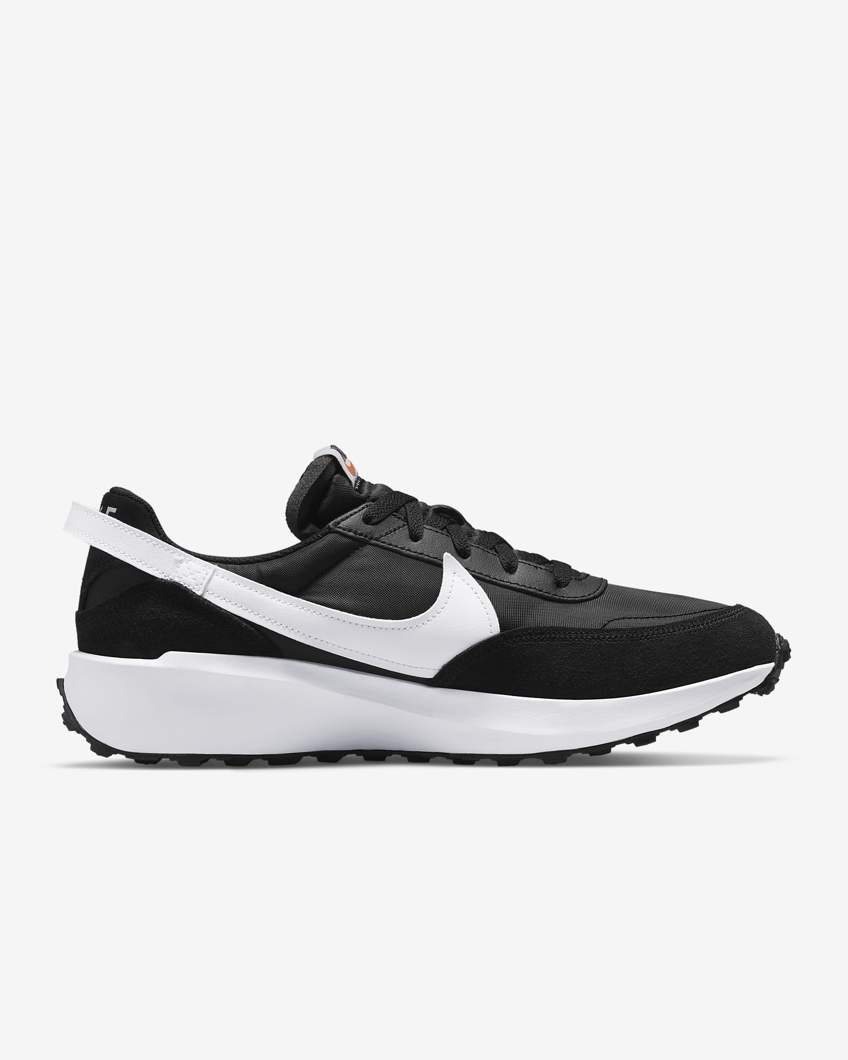 Nike Waffle Debut Men's Shoes - Black/Orange/Clear/White