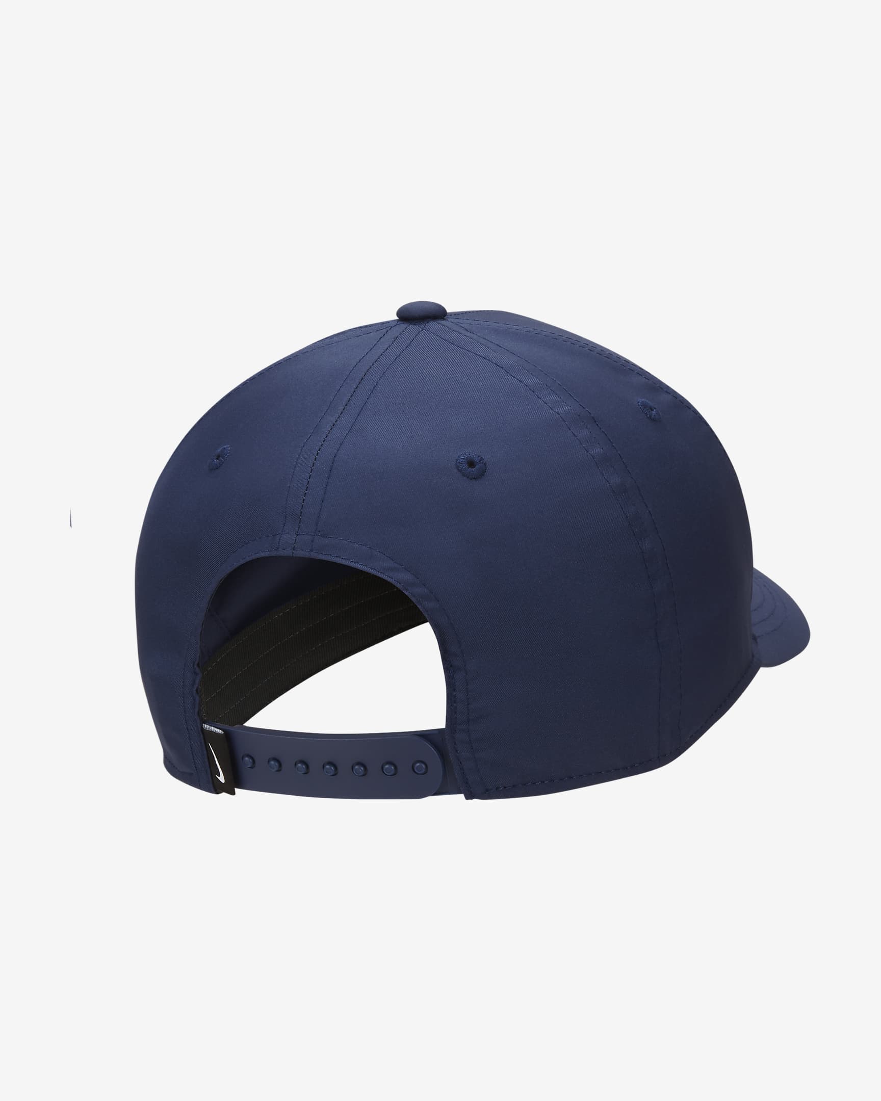 Nike Dri-FIT Rise strukturált, csatos záródású sapka - Midnight Navy/Anthracite/Fehér