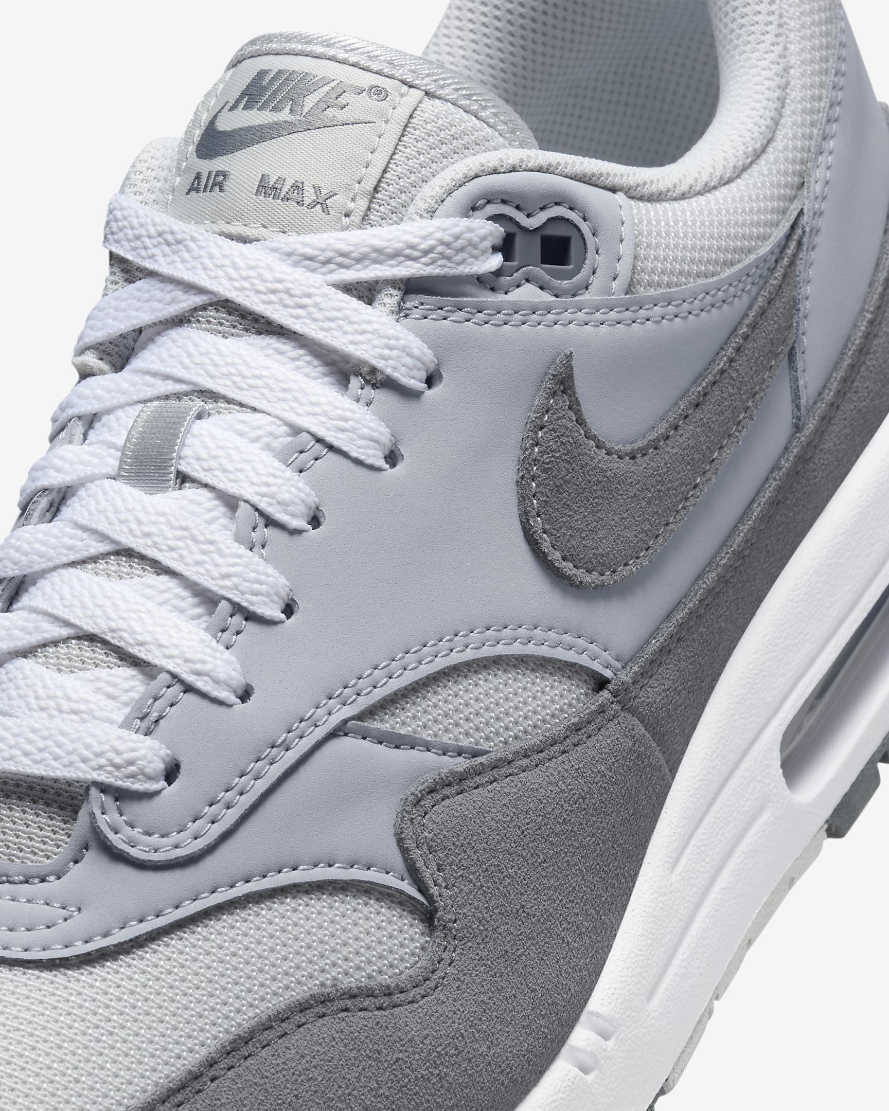 Chaussure Nike Air Max 1 pour homme - Photon Dust/Wolf Grey/Blanc/Smoke Grey