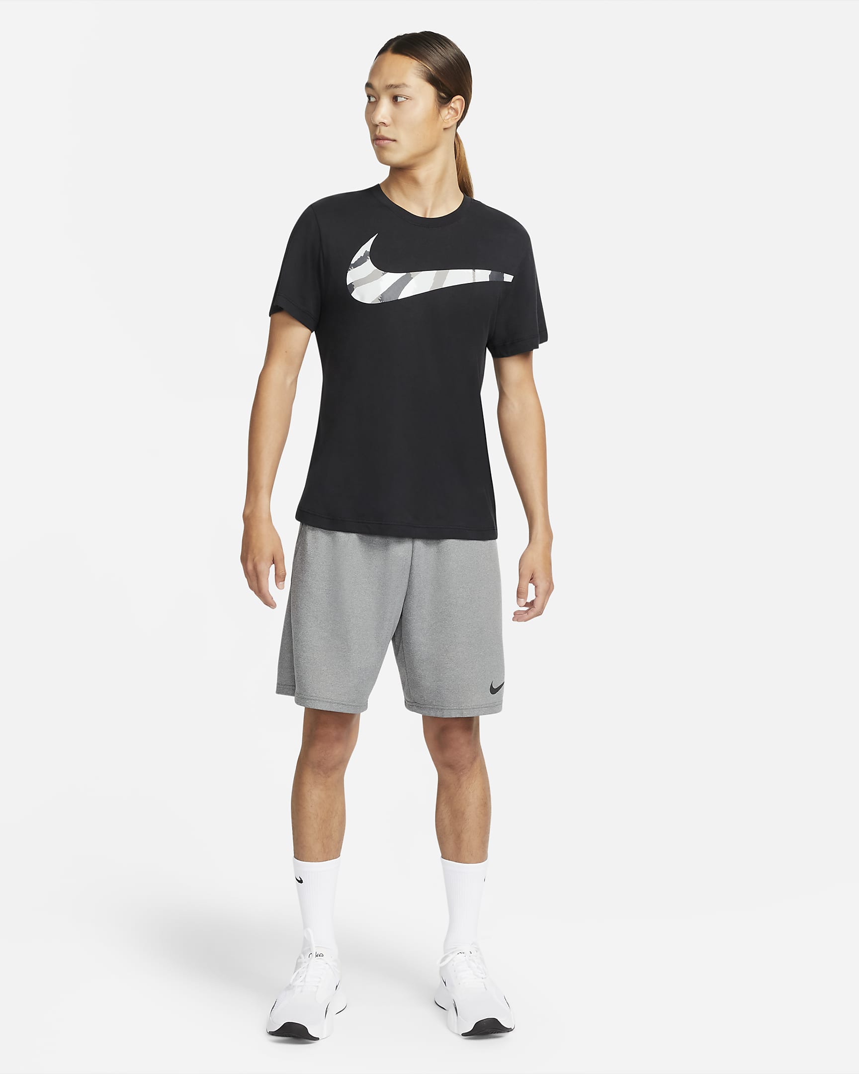 Nike Dri-FIT Sport Clash Men's Training T-Shirt - Black