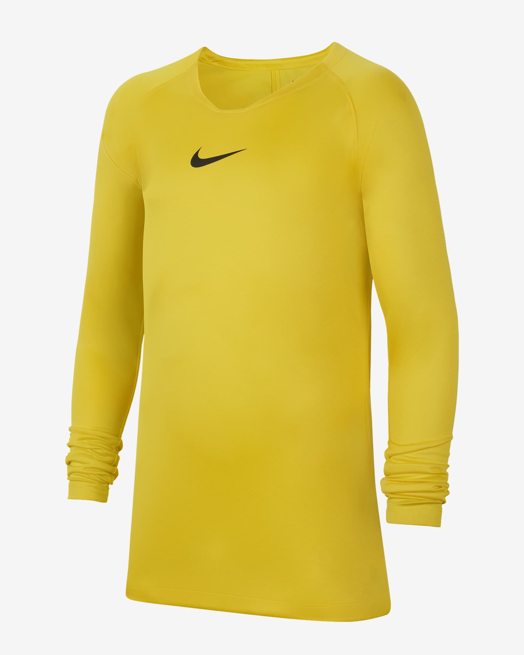 Nike Dri-FIT Park First Layer Kids' Soccer Jersey - Tour Yellow/Black