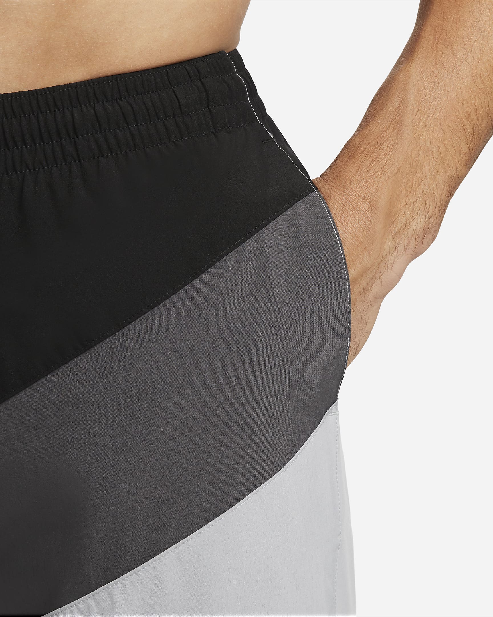 Shorts de vóleibol de 23 cm para hombre Nike Color Surge - Negro