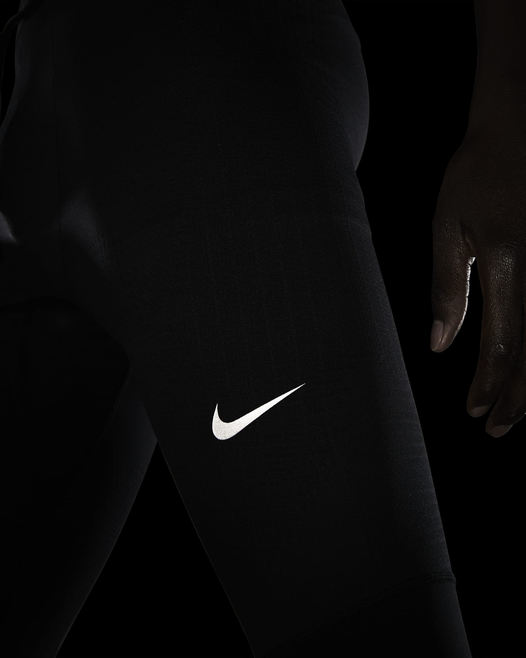 Nike Phenom Dri-FIT-løbetights til mænd - sort