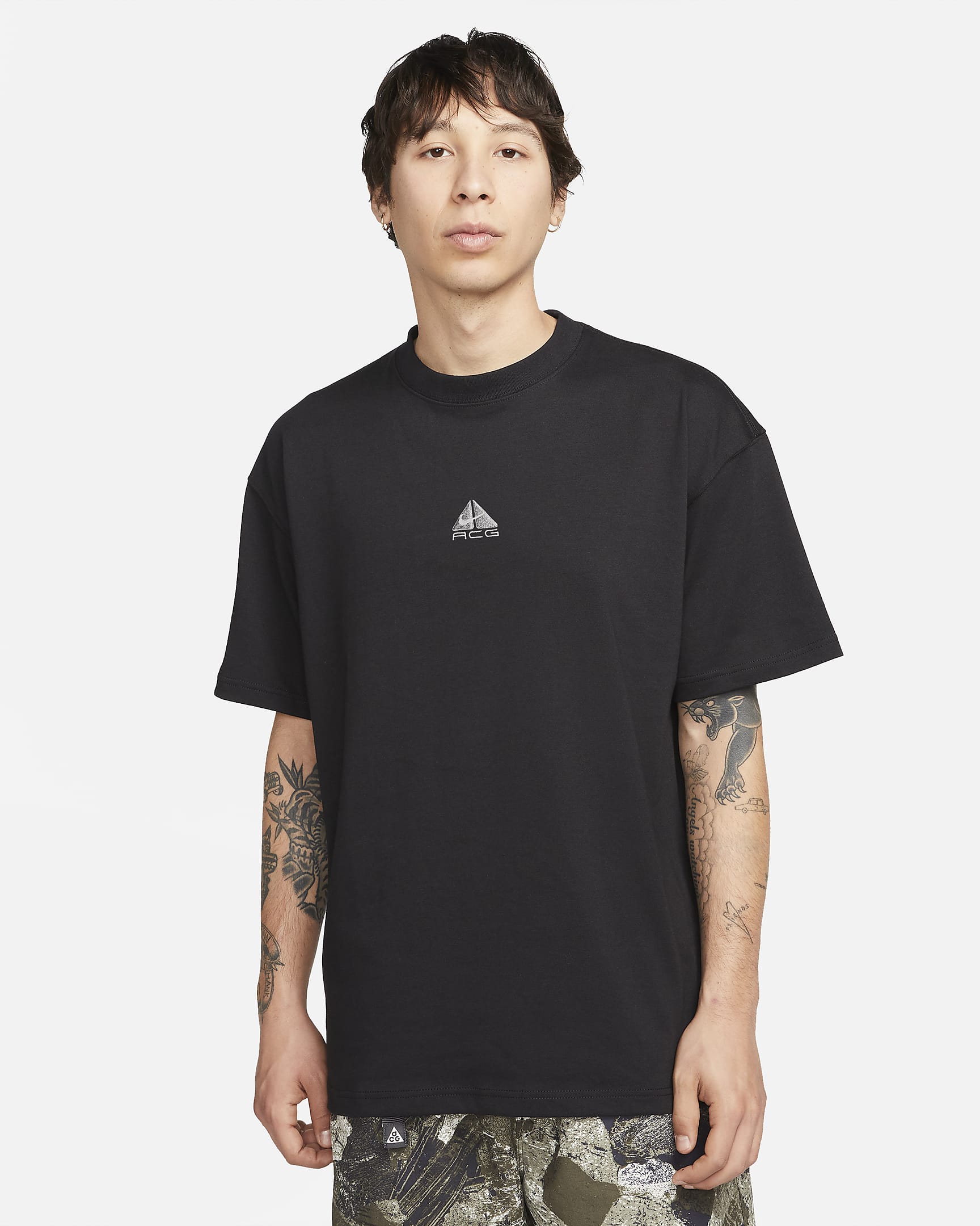 T-shirt Nike ACG - Uomo - Nero/Light Smoke Grey/Summit White