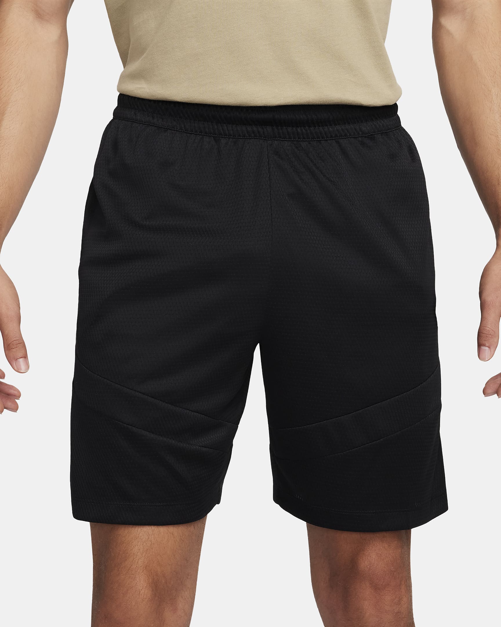 Shorts da basket Dri-FIT 21 cm Nike Icon – Uomo - Nero/Nero/Nero/Bianco