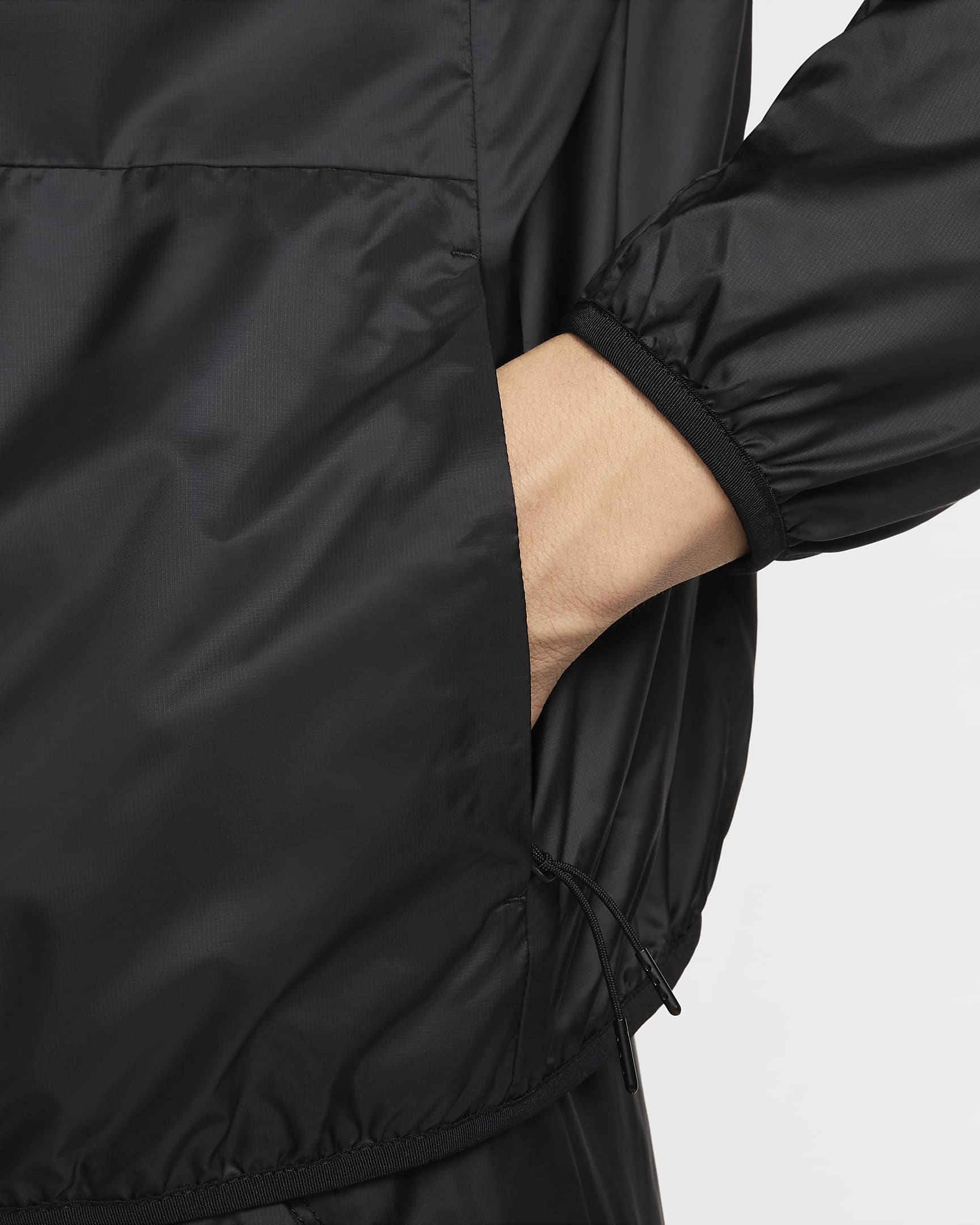 Portugal Men's Nike Football Halo Jacket - Black/Sail