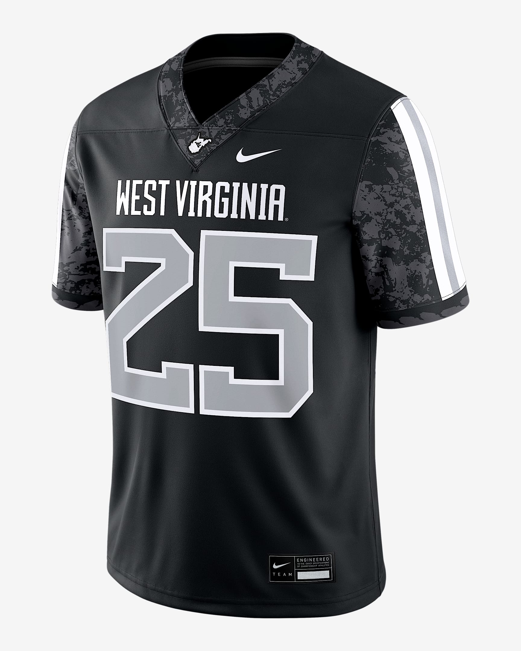 West Virginia Men’s Nike Dri-FIT College Game Jersey - Black