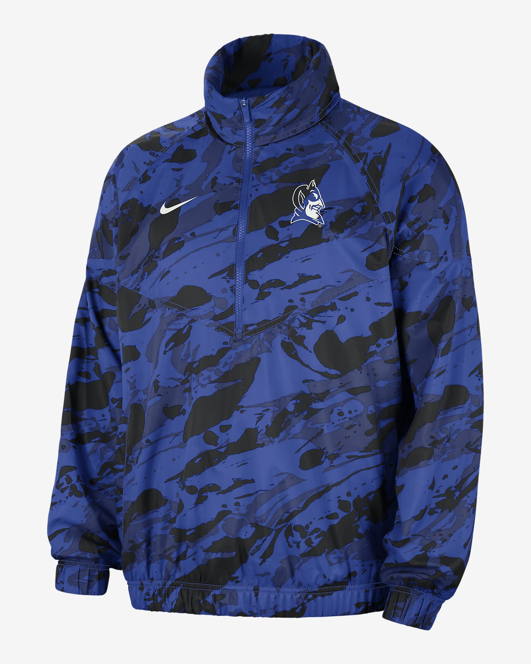 Duke Windrunner Men's Nike College Anorak Jacket - Game Royal/Summit White