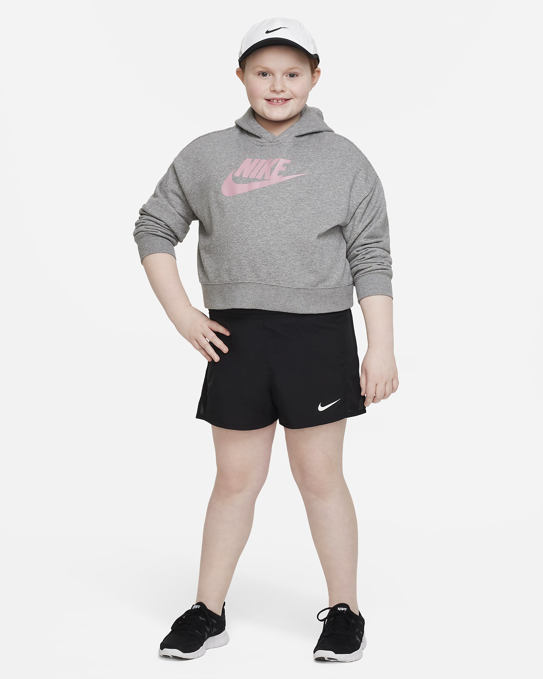 Shorts de running para niña talla grande Nike Dri-FIT (talla extendida ...