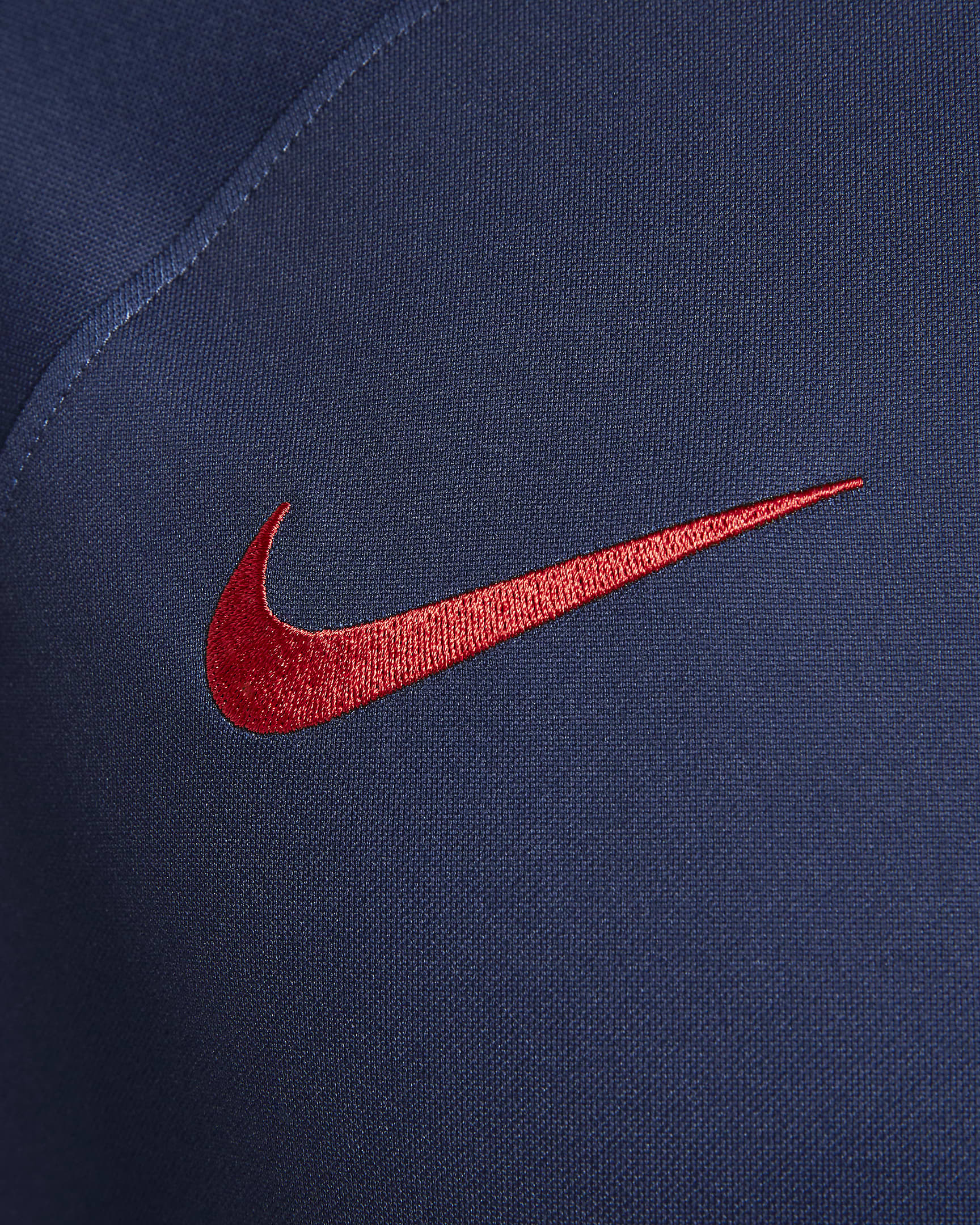 เสื้อแข่งฟุตบอลผู้ชาย Nike Dri-FIT Paris Saint-Germain 2023/24 Stadium Home - Midnight Navy/University Red/University Red