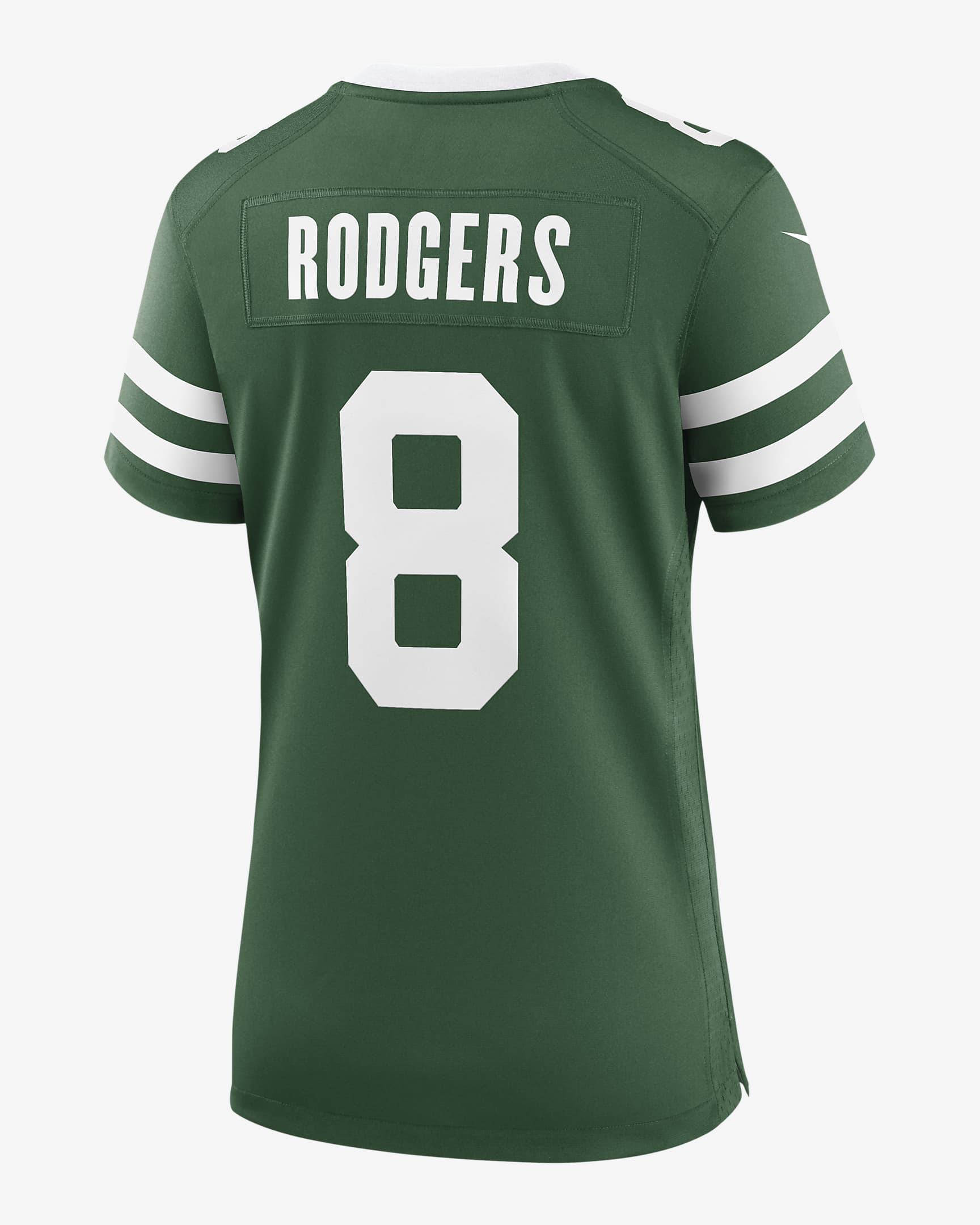 Jersey de fútbol americano Nike de la NFL Game para mujer Aaron Rodgers New York Jets - Verde