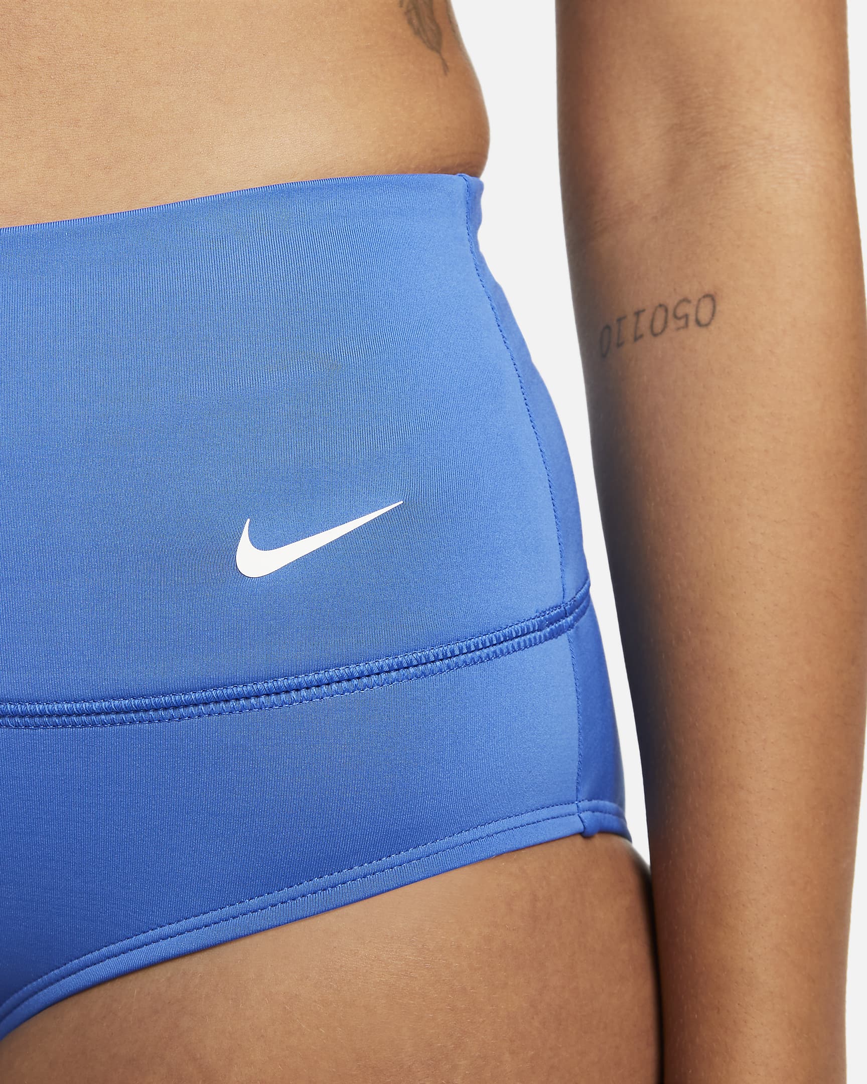 Nike Essential Women's High-Waisted Swim Bottoms - Pacific Blue