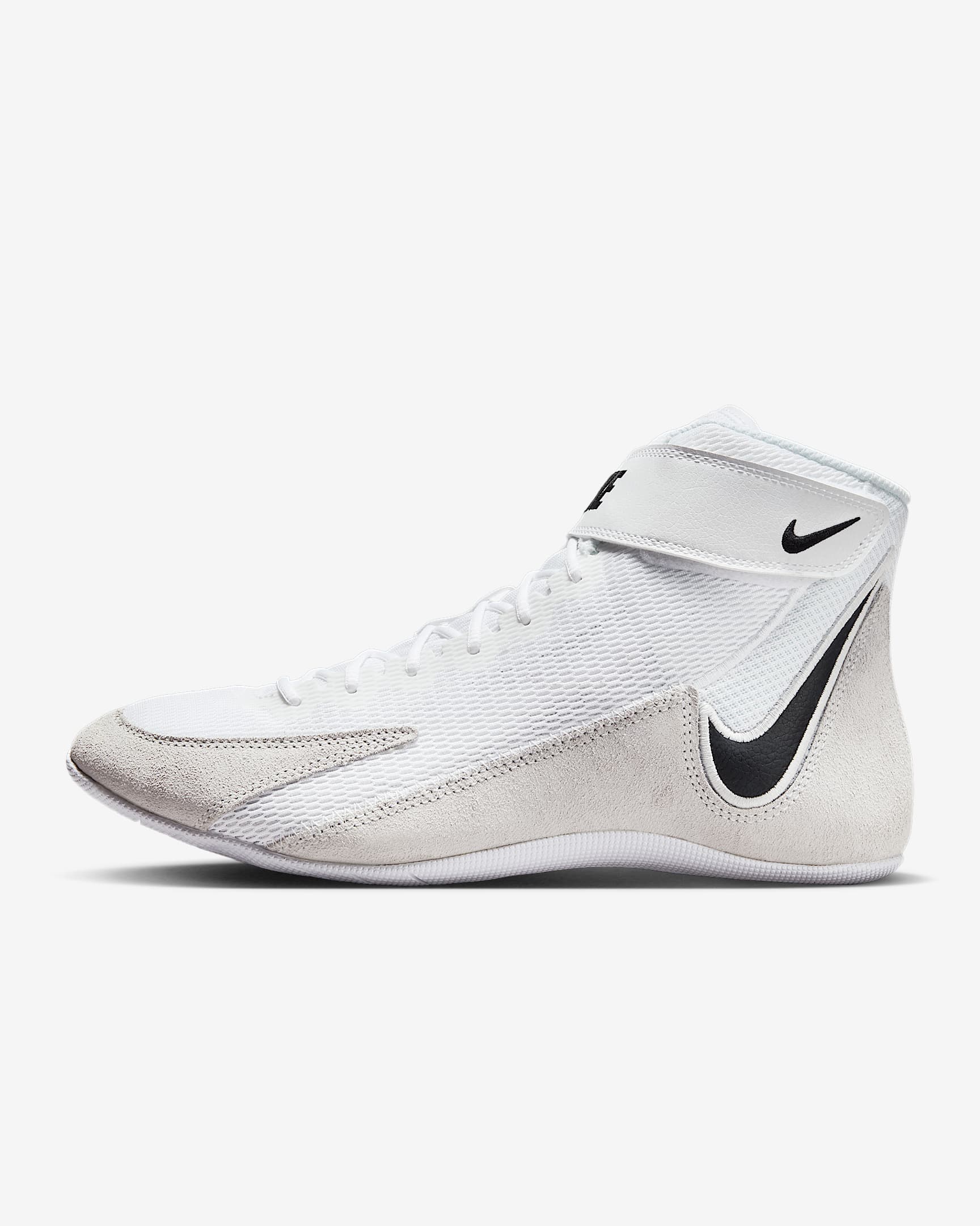 Nike Speedsweep 8 Wrestling Shoes - White/White/Photon Dust/Black