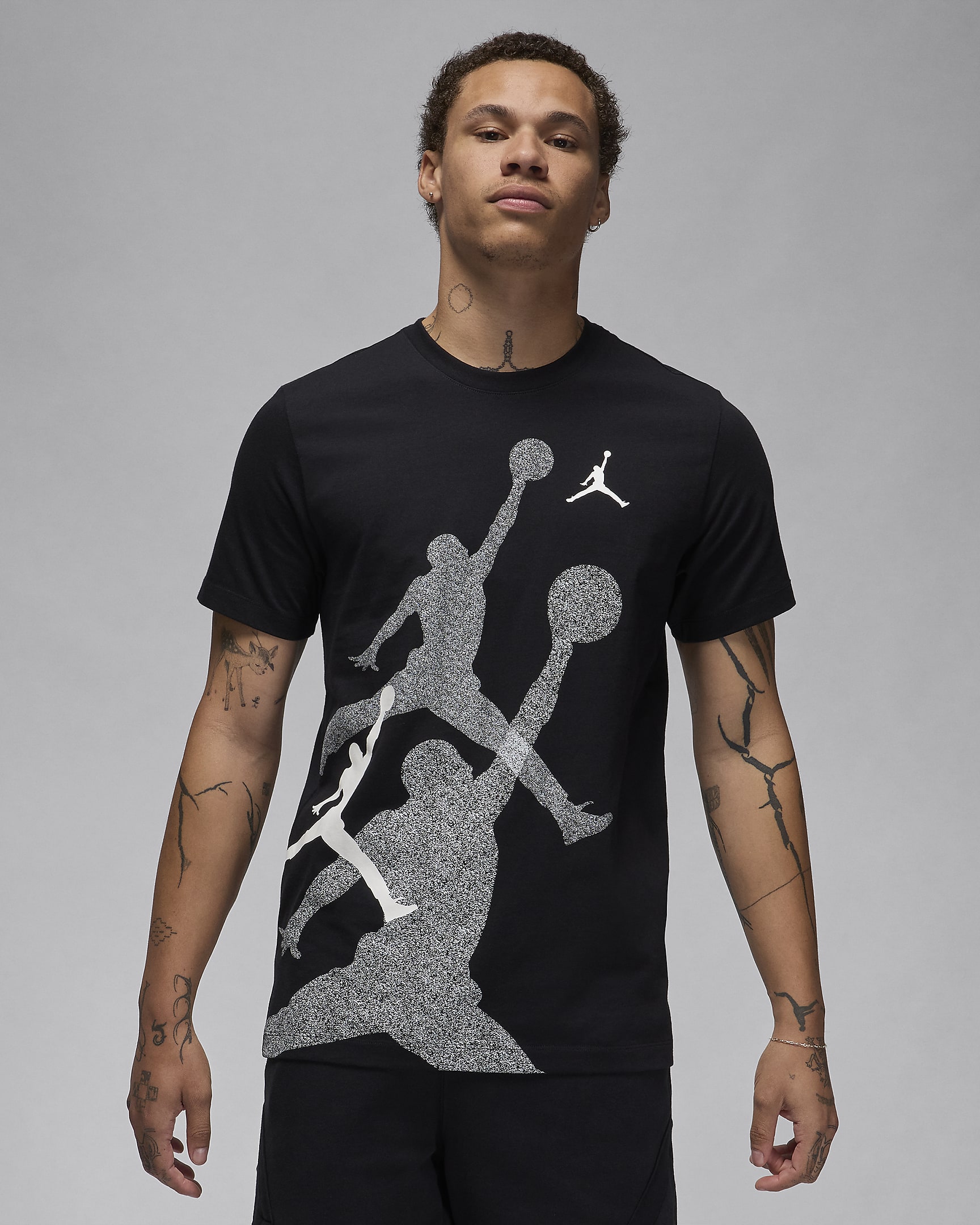 Jordan Brand Men's T-Shirt - Black/White/White