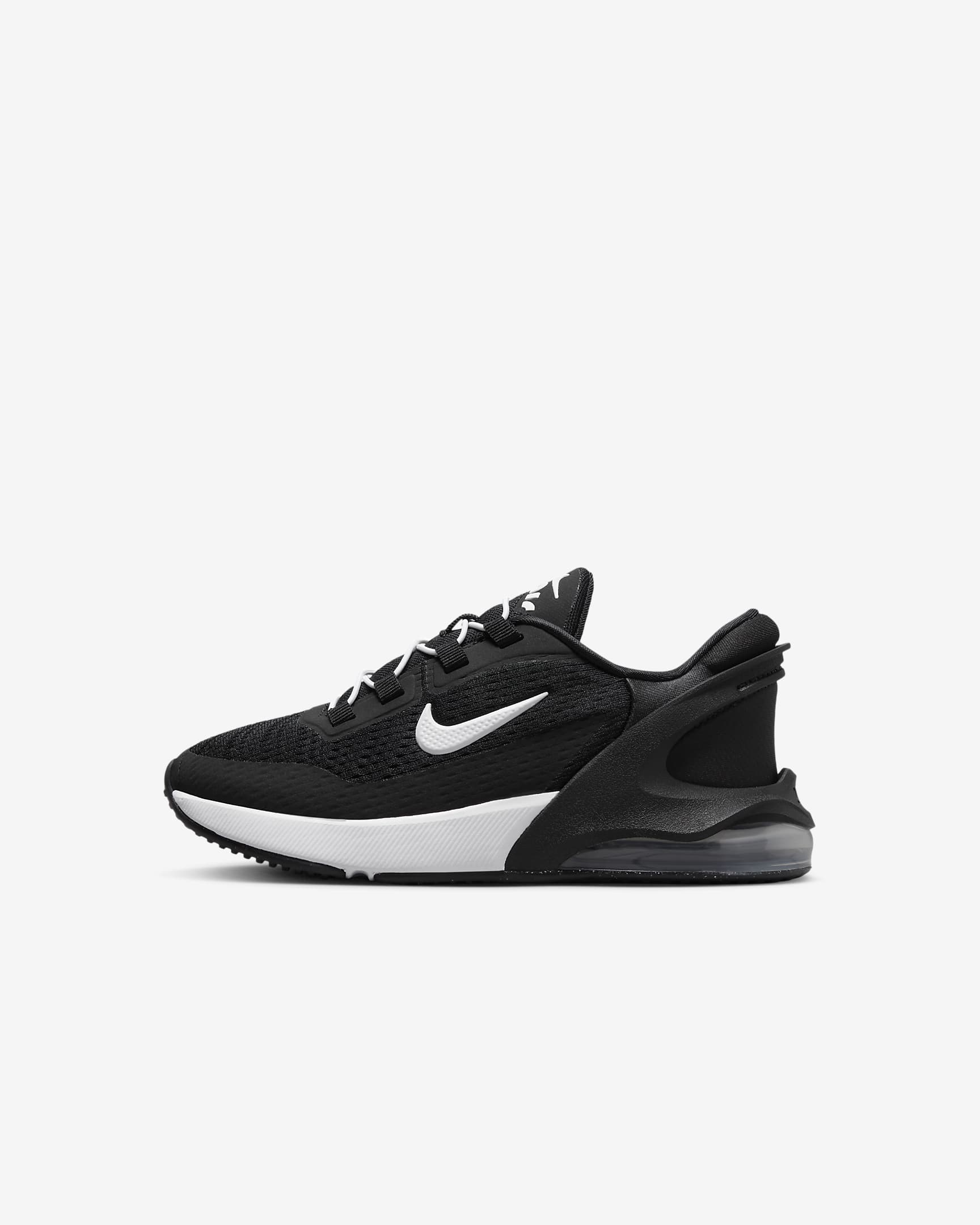 Nike Air Max 270 GO Younger Kids' Easy On/Off Shoes - Black/White