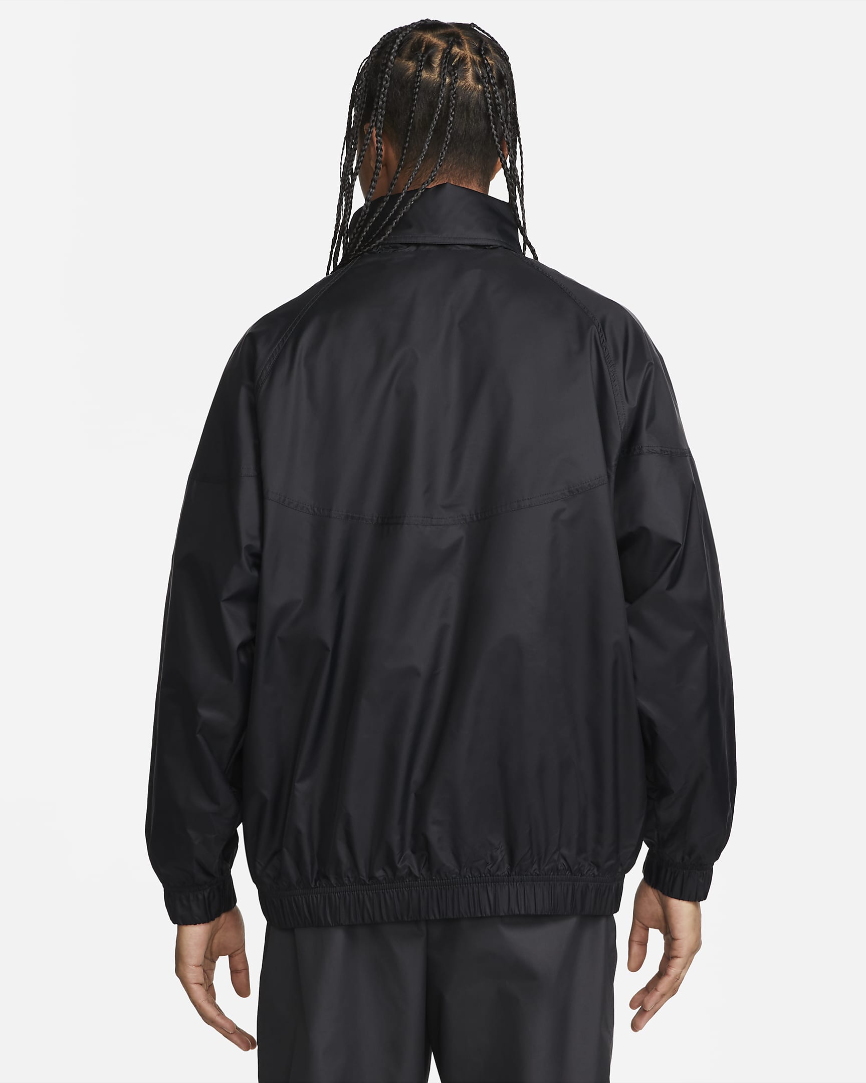 Nike Windrunner anorak voor heren - Zwart/Wit