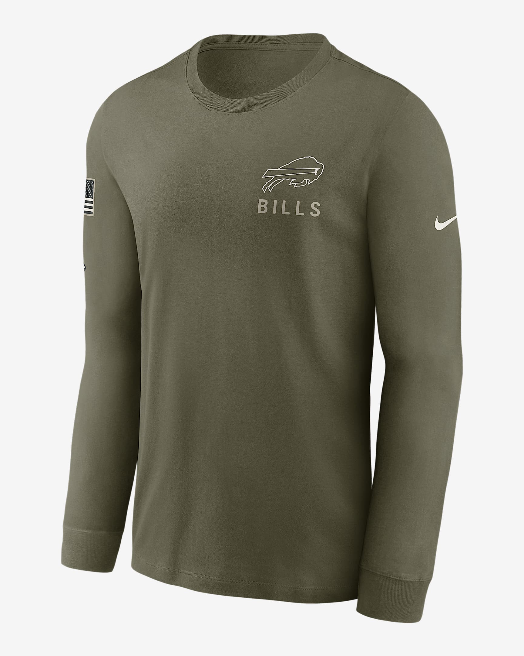 Buffalo Bills Salute to Service Men's Nike NFL Long-Sleeve T-Shirt - Olive