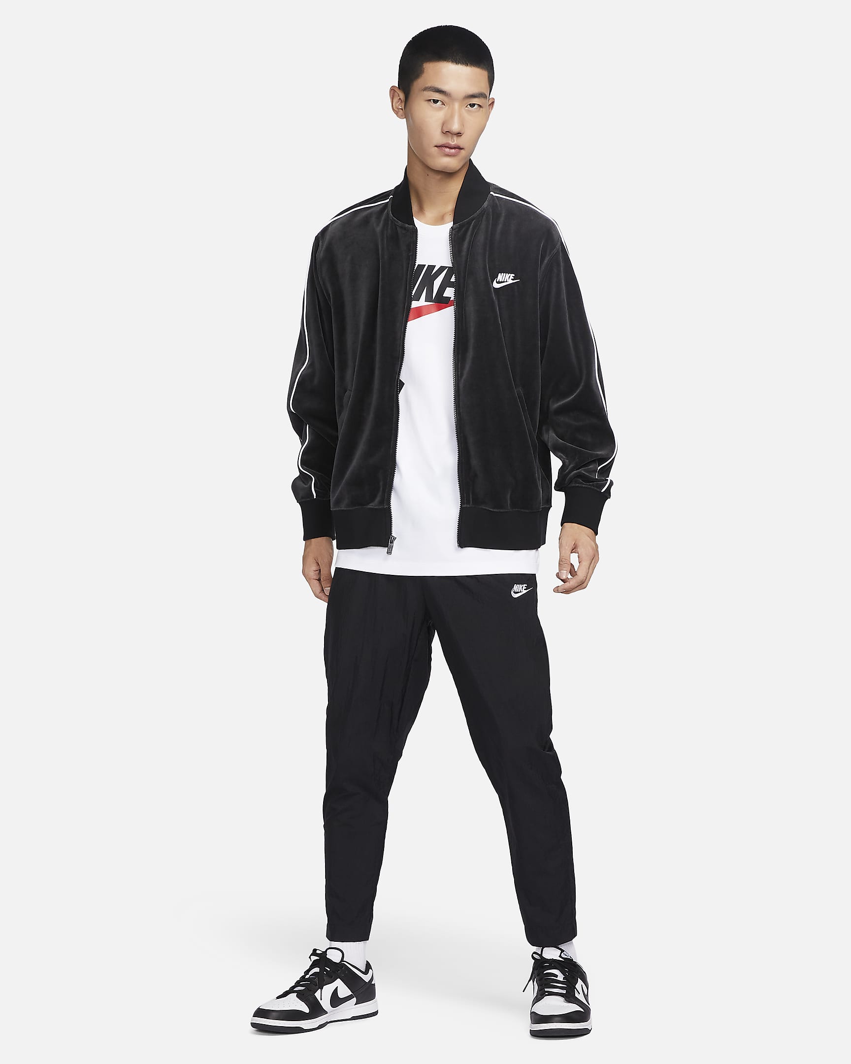 Nike Sportswear Club Men's Velour Jacket. Nike JP