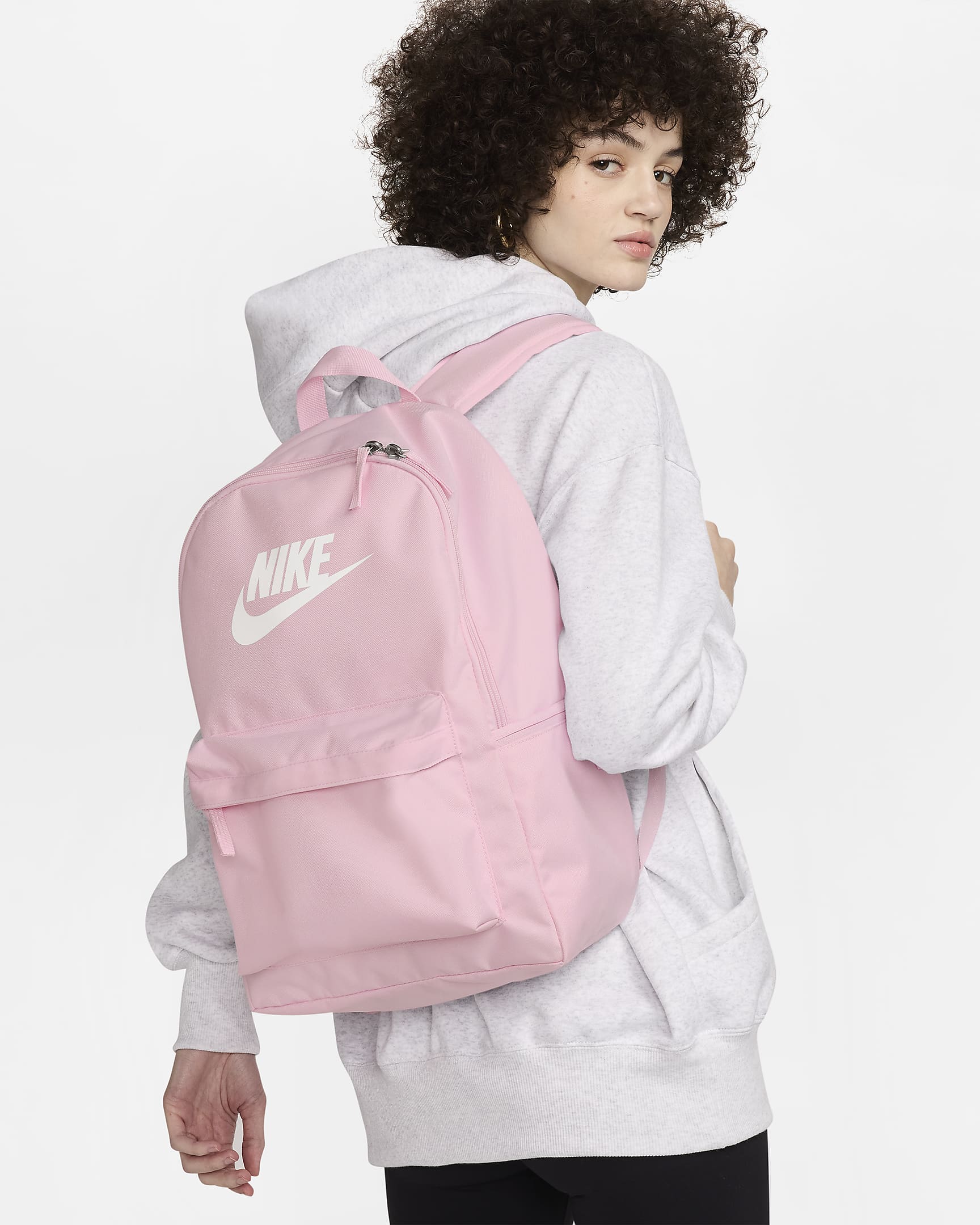 Nike Heritage Backpack (25L) - Pink Foam/Pink Foam/White