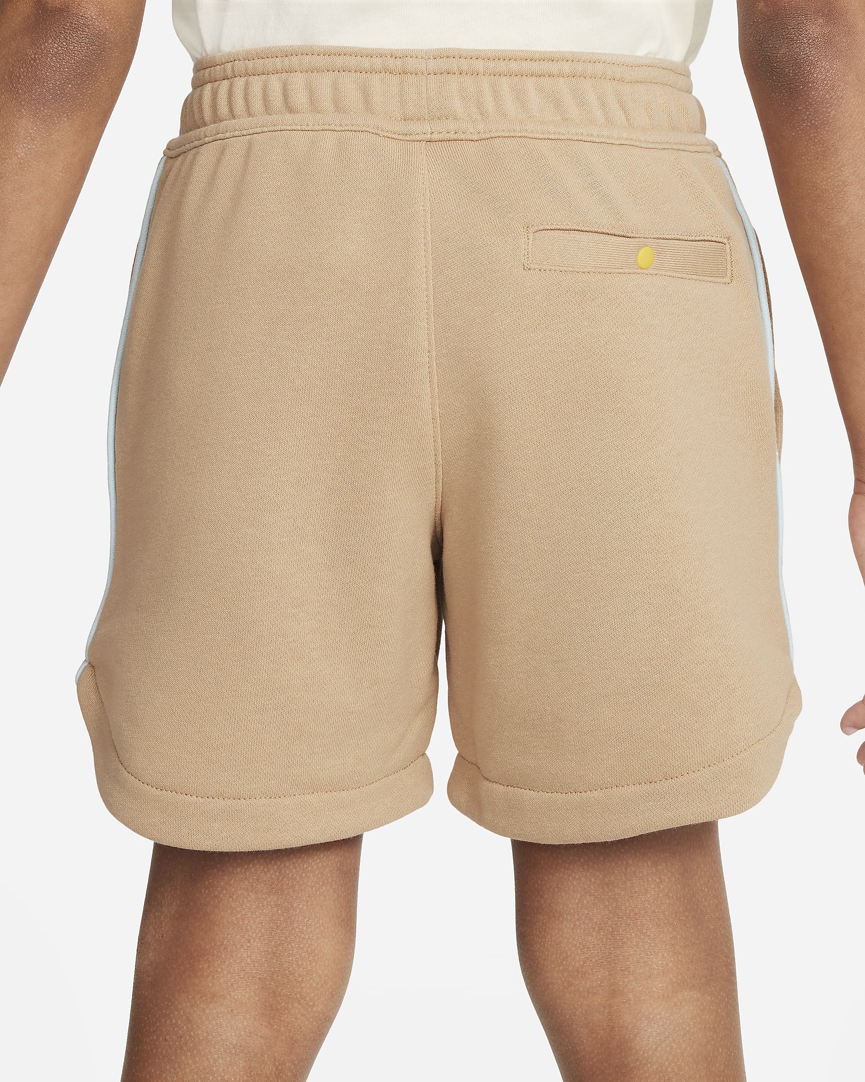 Nike Sportswear Create Your Own Adventure Younger Kids' French Terry Graphic Shorts - Hemp