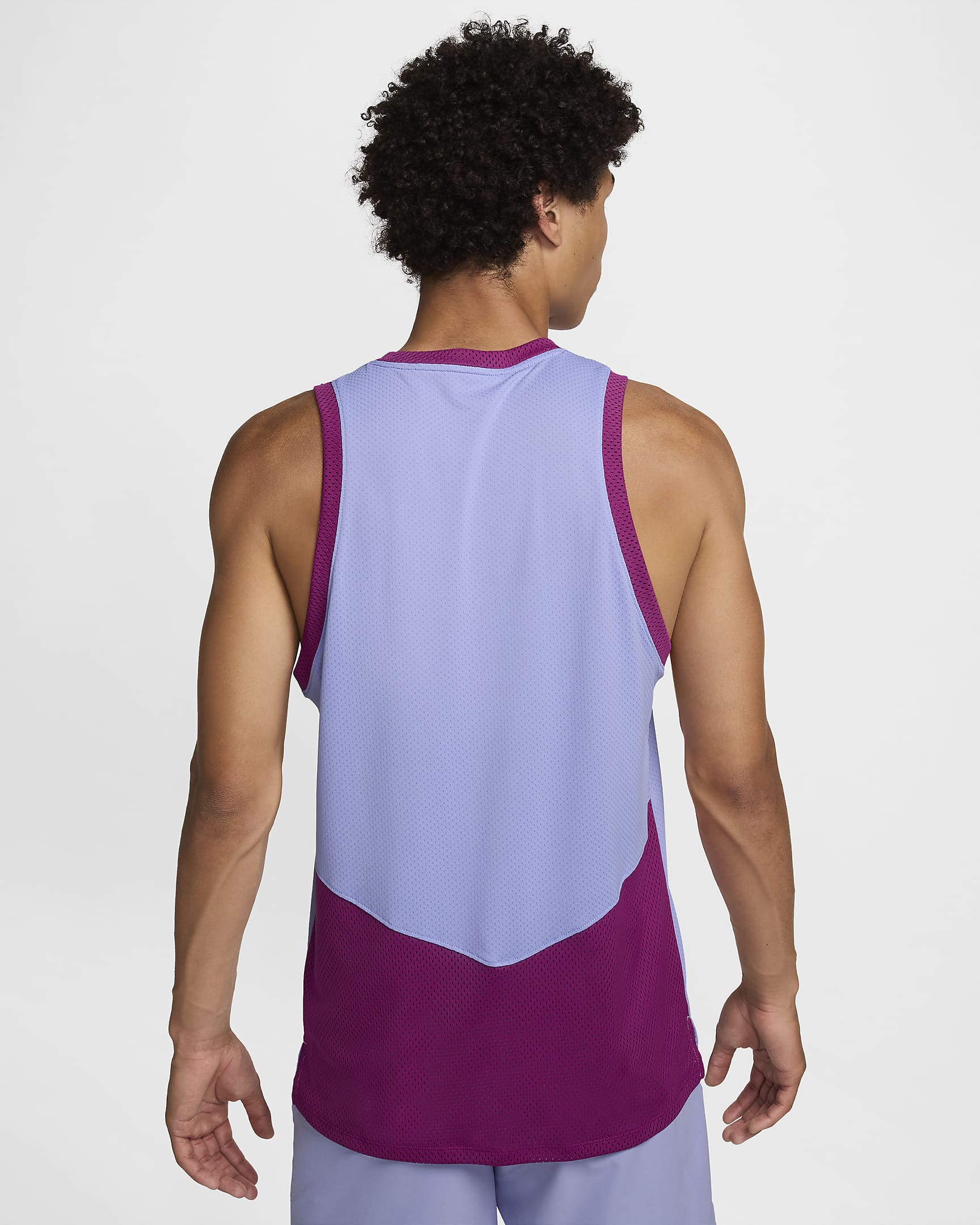 NikeCourt Slam Men's Dri-FIT Tennis Tank - Purple Pulse/Hot Fuchsia/Black