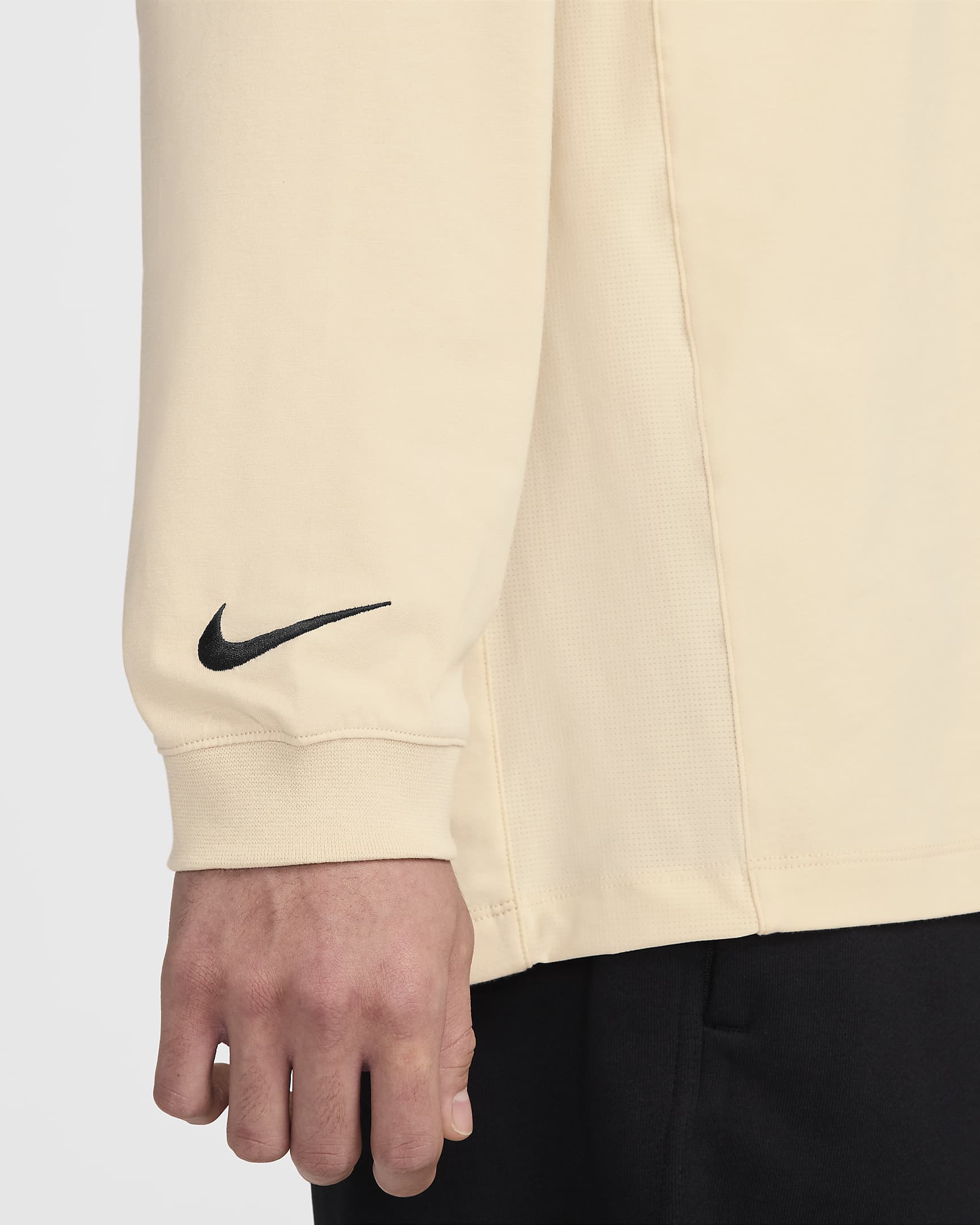 Korea Men's Nike Dri-FIT ADV Long-Sleeve Top - Sanddrift/Black