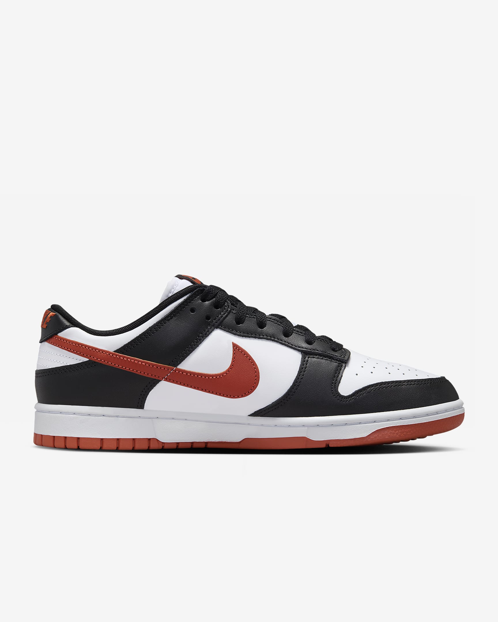 Nike Dunk Low Retro Men's Shoes - White/Black/Dragon Red