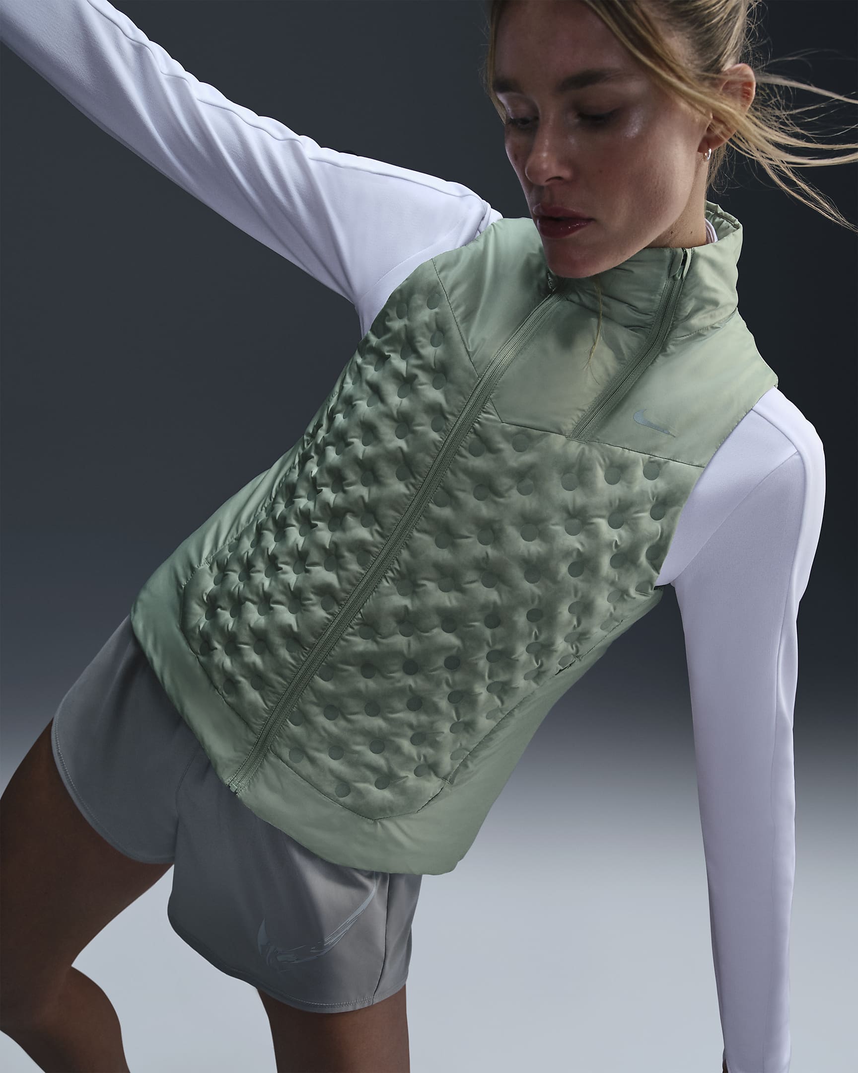 Nike Therma-FIT ADV Repel AeroLoft Women's Running Gilet - Jade Horizon