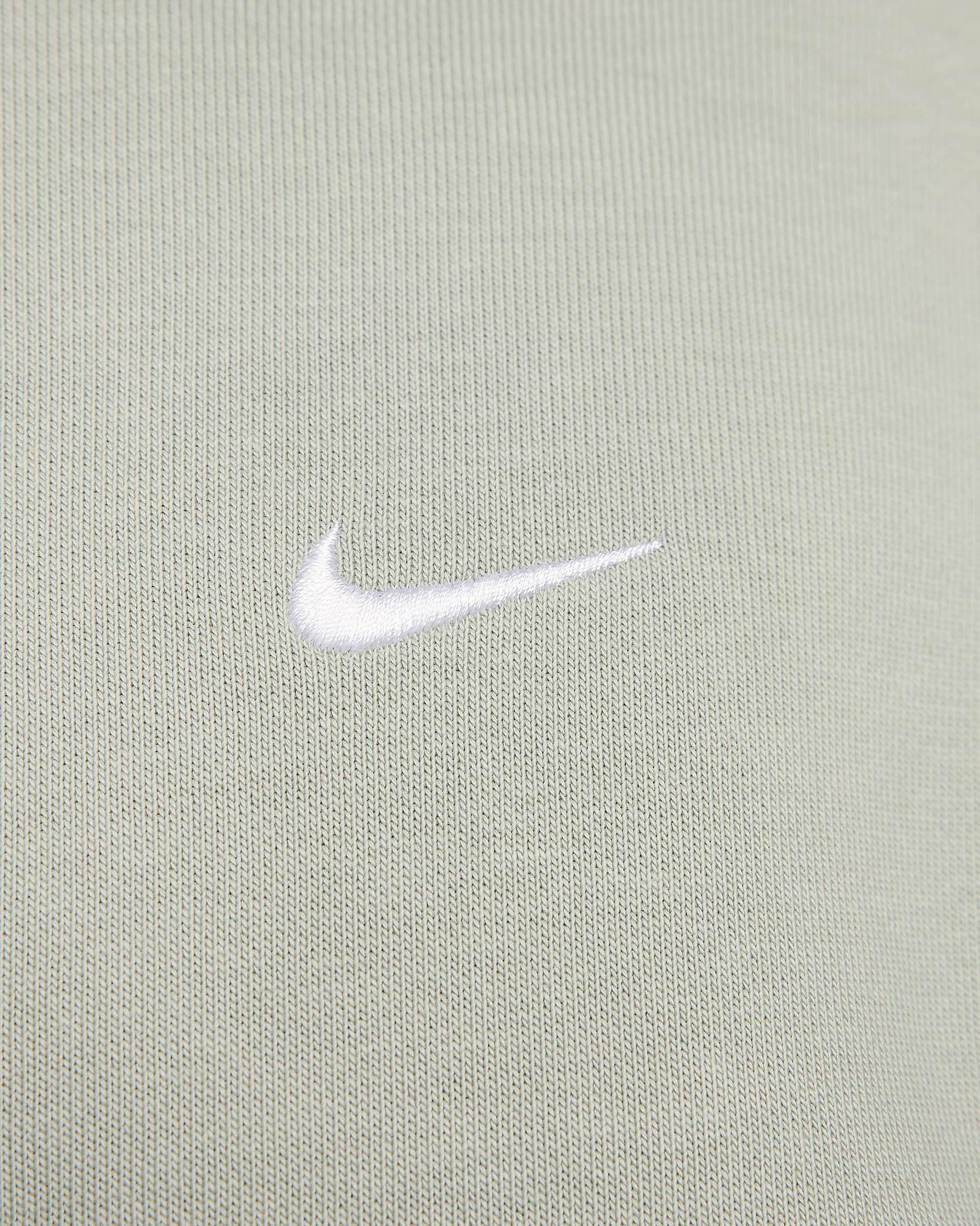 Felpa pullover in fleece con cappuccio Nike Solo Swoosh – Uomo - Jade Horizon/Bianco