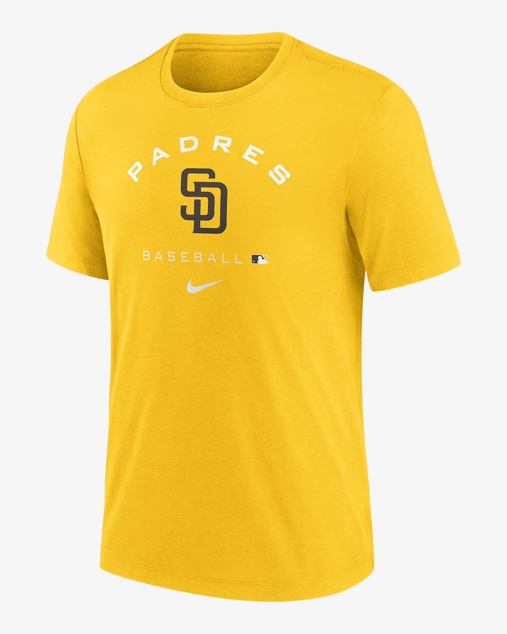 Nike Dri-FIT Team (MLB San Diego Padres) Men's T-Shirt - Yellow