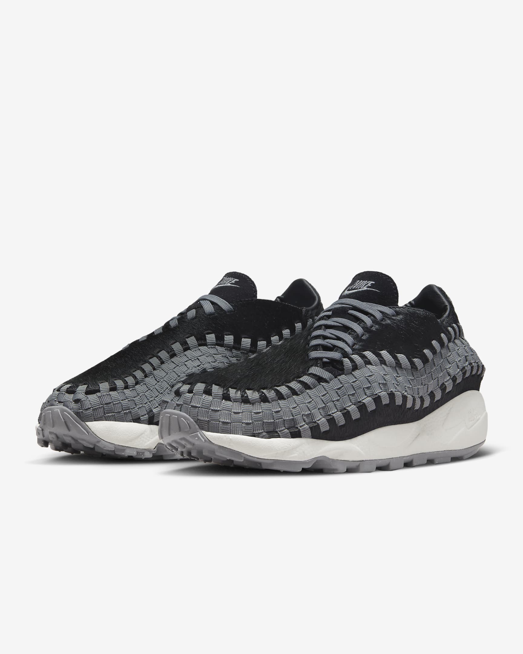 Nike Air Footscape Woven Women's Shoes - Black/Sail/Smoke Grey