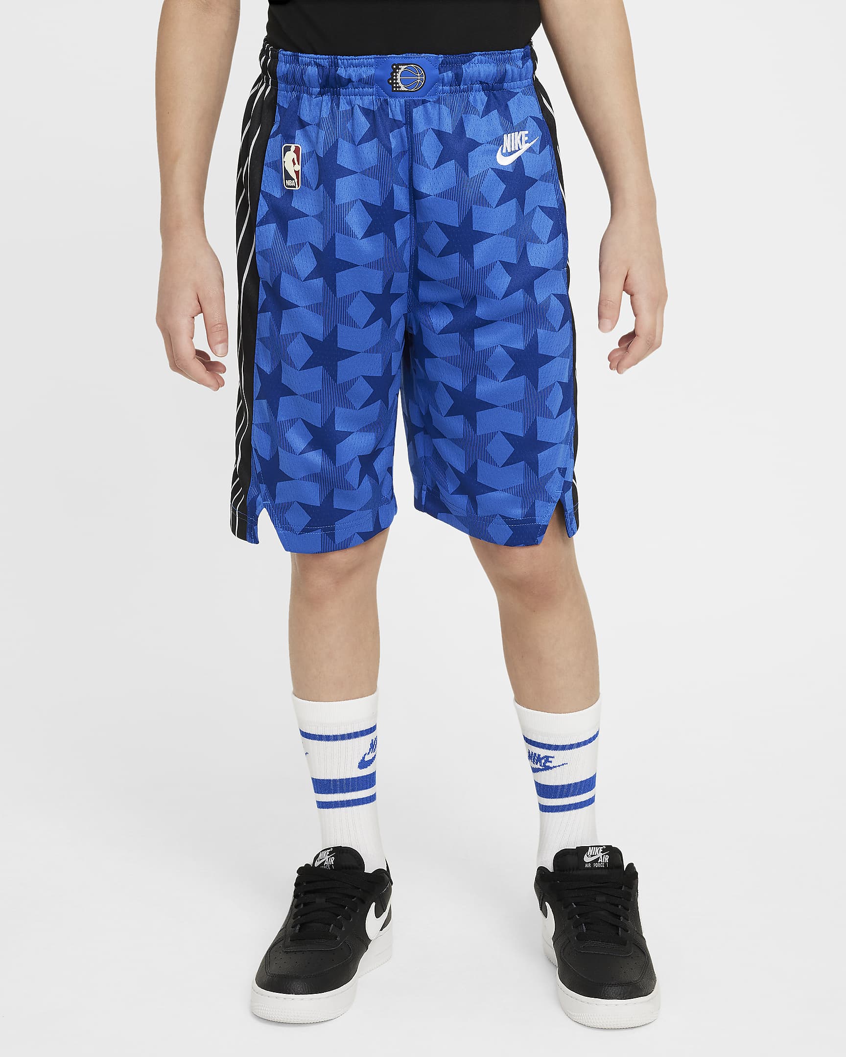 Orlando Magic 2023/24 Hardwood Classics Older Kids' (Boys') Nike Dri-FIT NBA Swingman Shorts - Game Royal