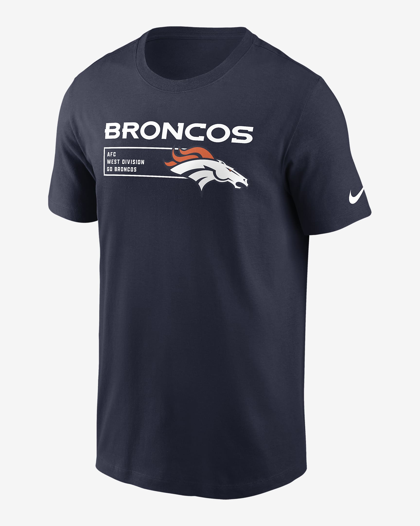 Denver Broncos Division Essential Men's Nike NFL T-Shirt. Nike.com