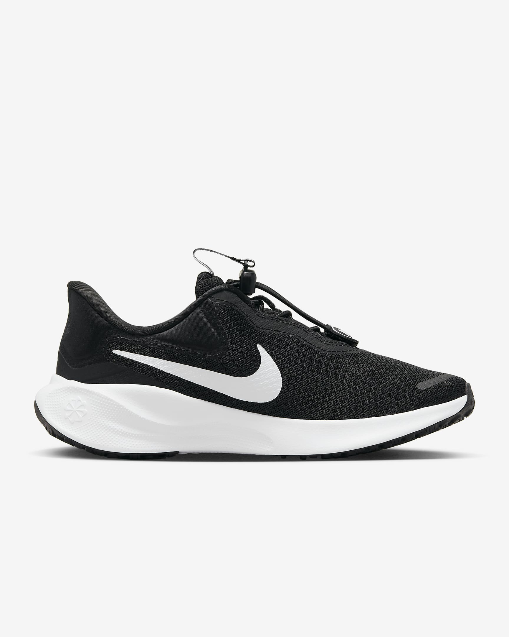 Nike Revolution 7 EasyOn Women's Easy On/Off Road Running Shoes - Black/White