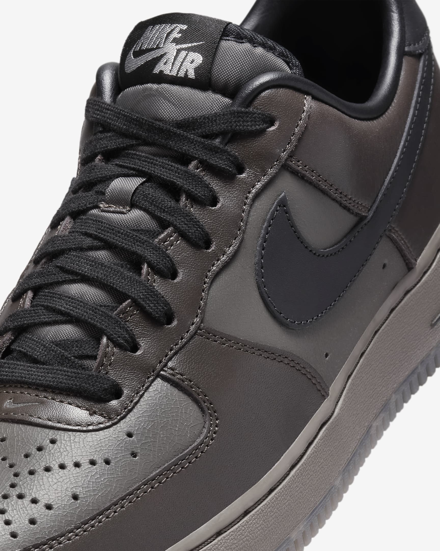 Nike Air Force 1 Low Men's Shoes - Black Tea/Petra Brown/Olive Grey/Black