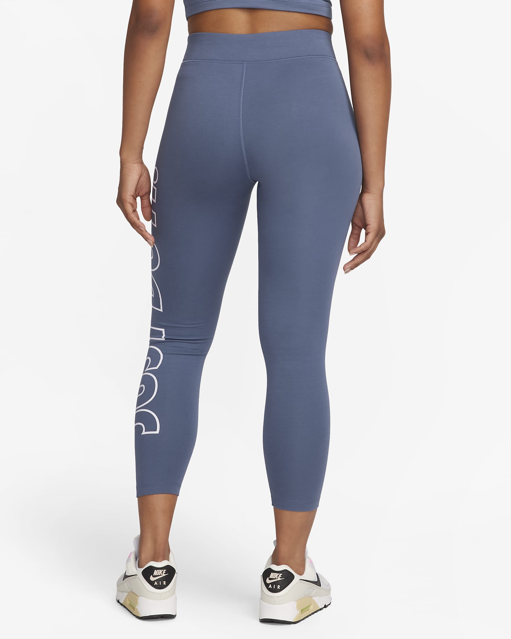 Leggings de tiro alto con gráficos para mujer Nike Sportswear Classics ...