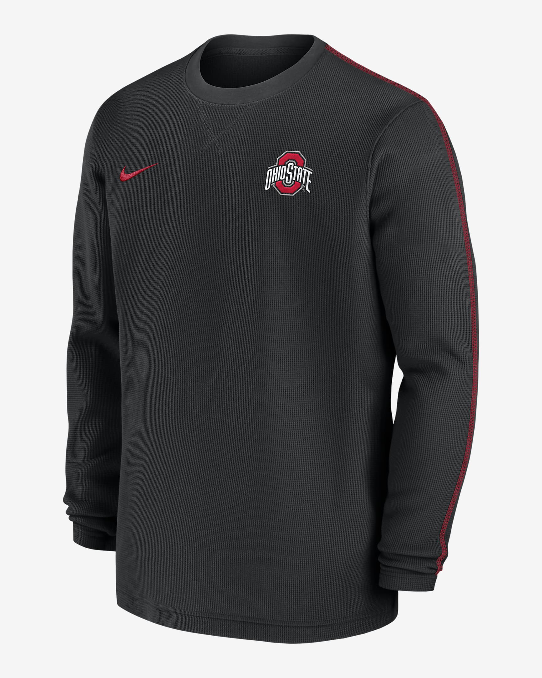 Ohio State Buckeyes Sideline Coach Men's Nike College Long-Sleeve Top - Black