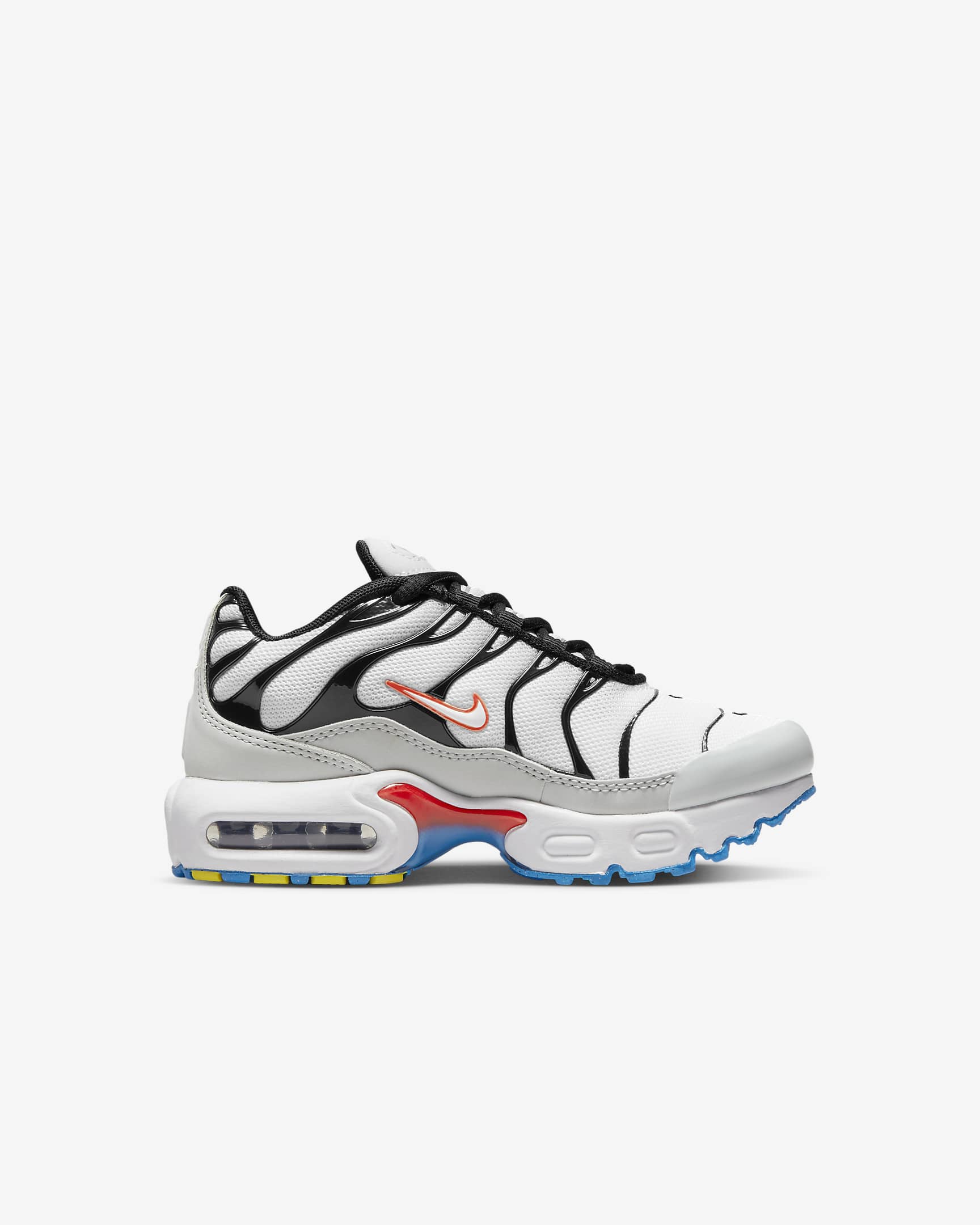 Nike Air Max Plus Little Kids' Shoes - White/Black/Pure Platinum/White