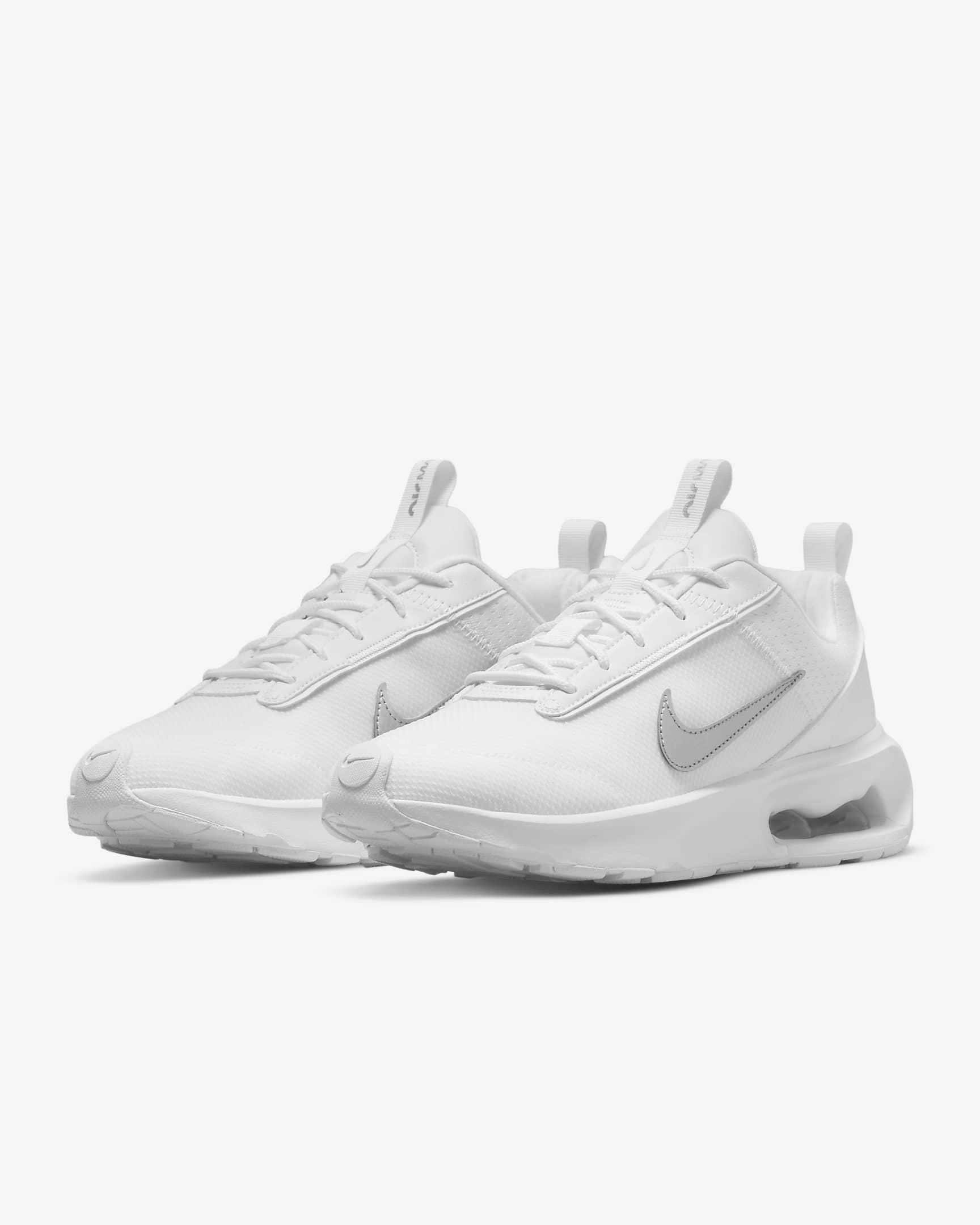 Nike Air Max INTRLK Lite Women's Shoes - White/White/Metallic Silver