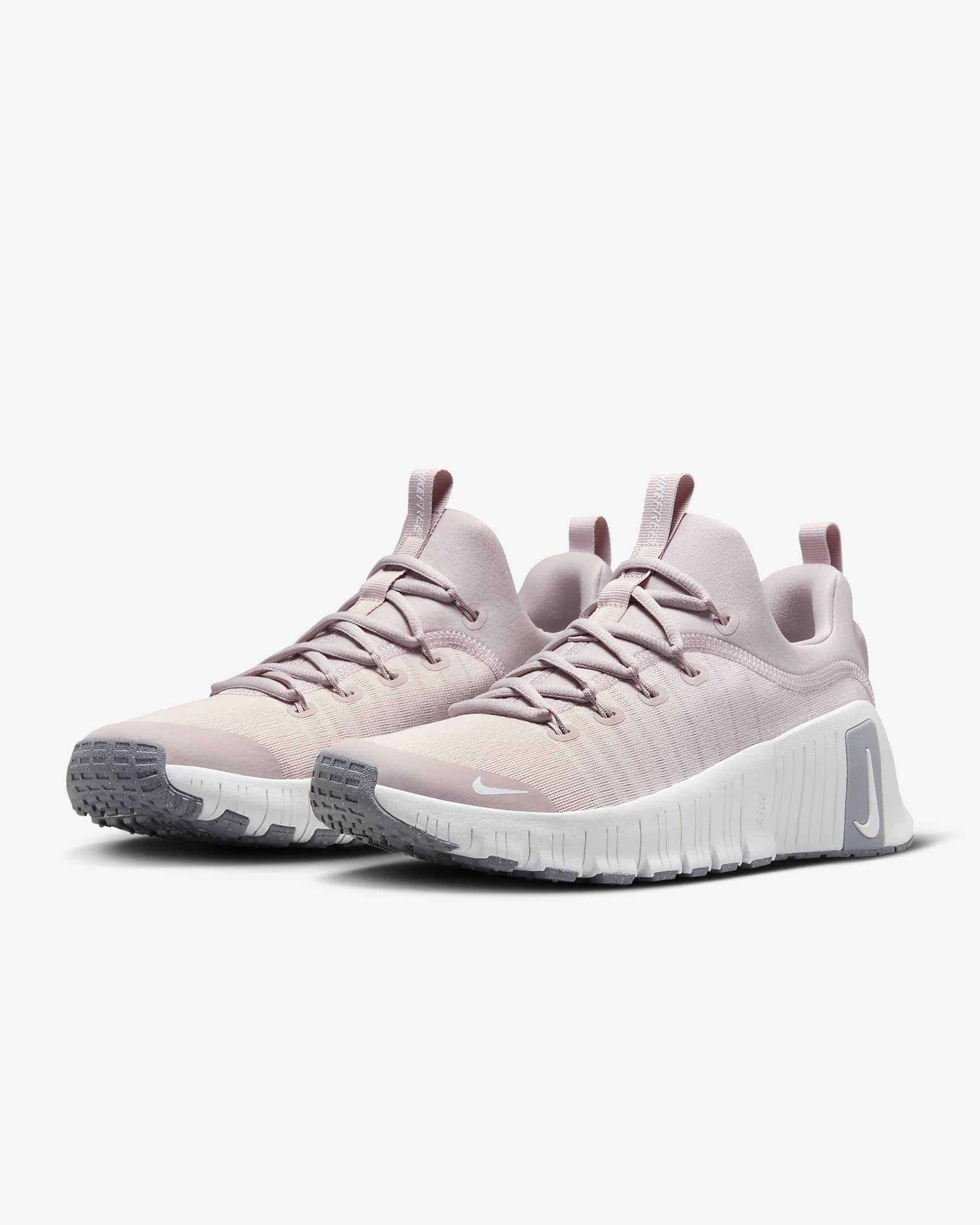 Nike Free Metcon 6-træningssko til kvinder - Platinum Violet/Cement Grey/Summit White/hvid