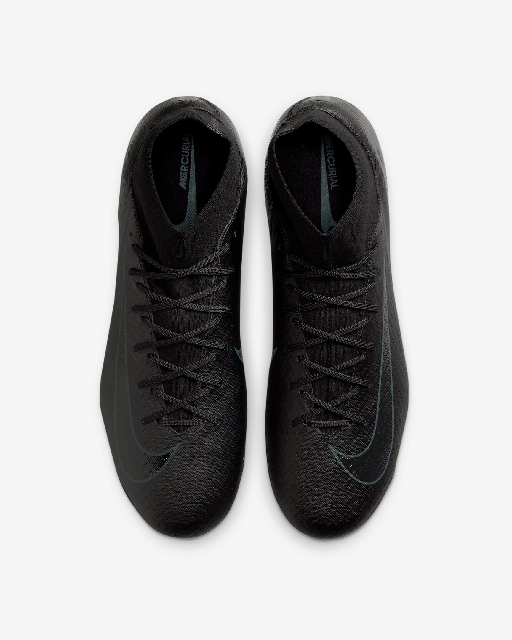 Chaussure de foot montante à crampons AG Nike Mercurial Superfly 10 Academy - Noir/Deep Jungle/Noir