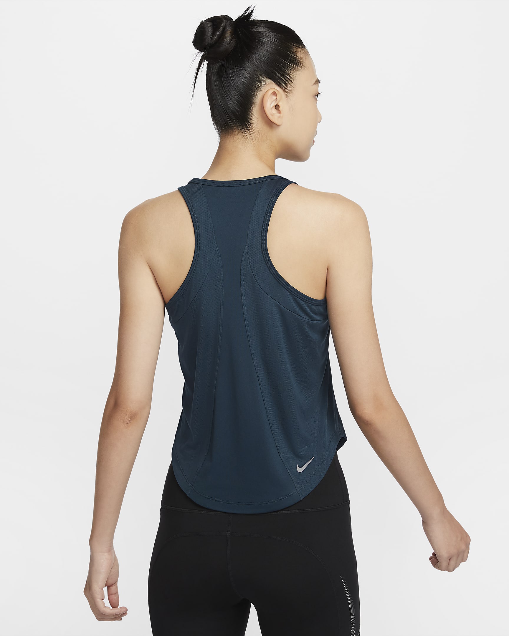 เสื้อกล้ามวิ่งผู้หญิง Dri-FIT Nike Fast - Armory Navy