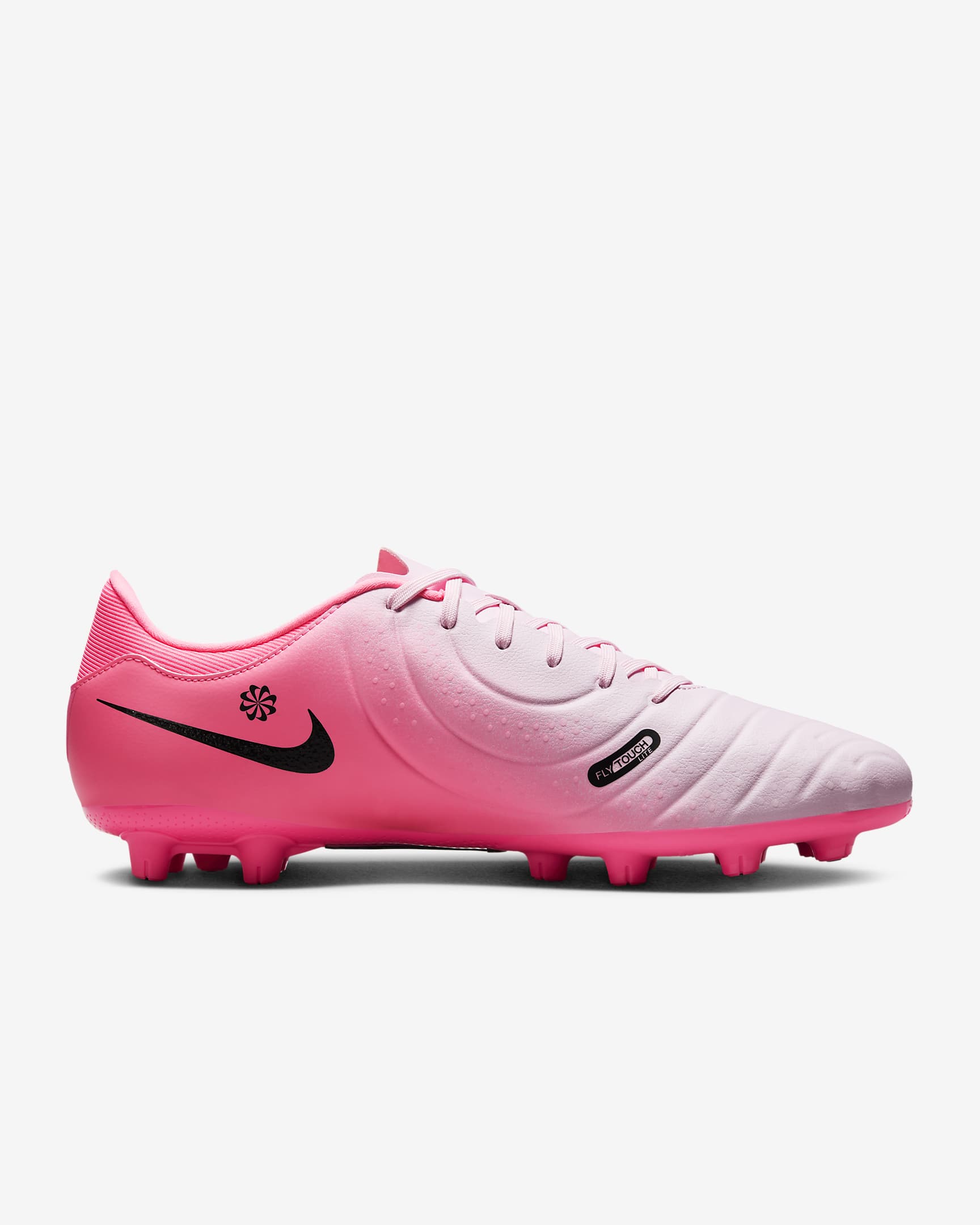 Nike Tiempo Legend 10 Academy HG Low-Top Soccer Cleats - Pink Foam/Black