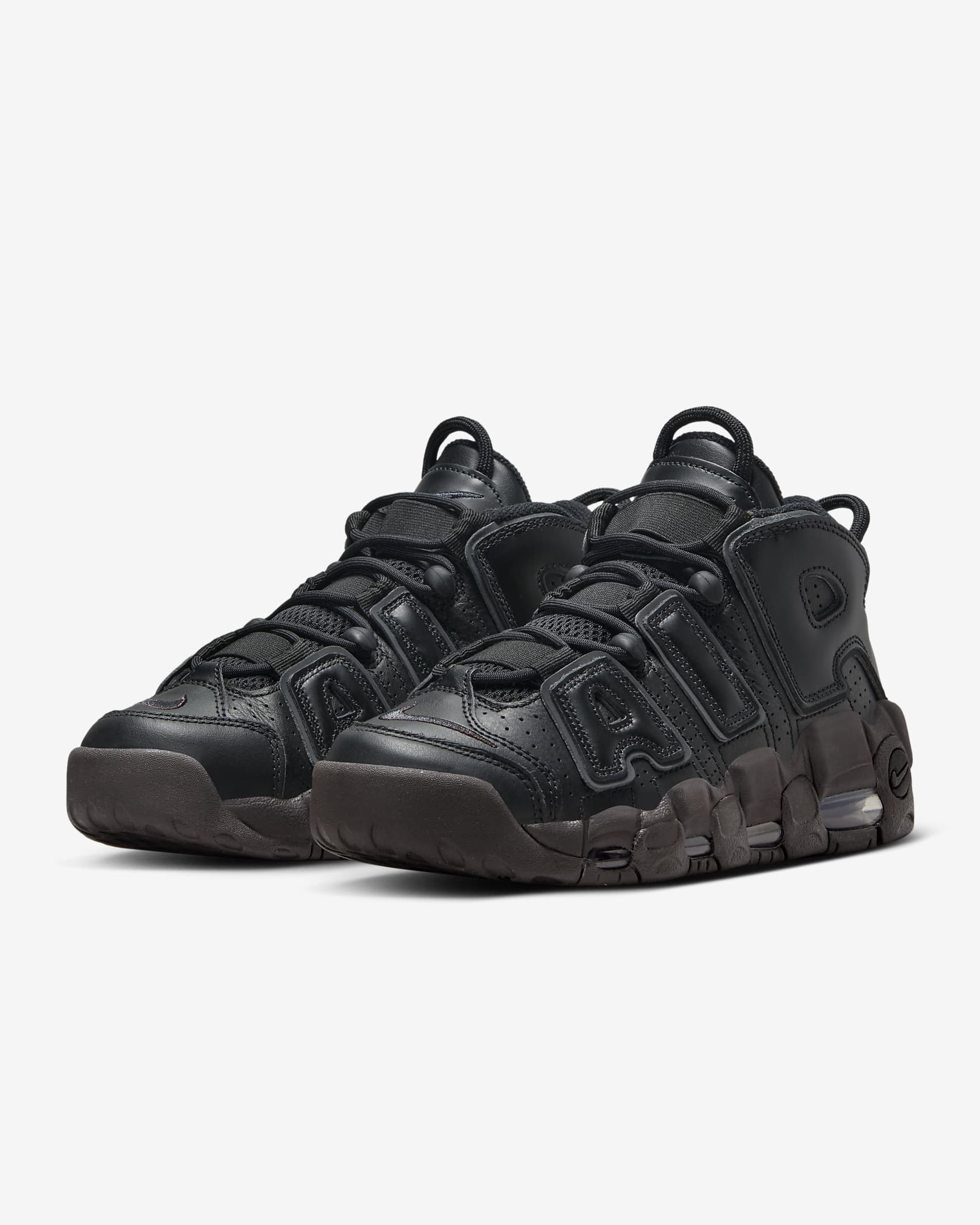 Calzado para mujer Nike Air More Uptempo - Negro/Marrón terciopelo/Antracita