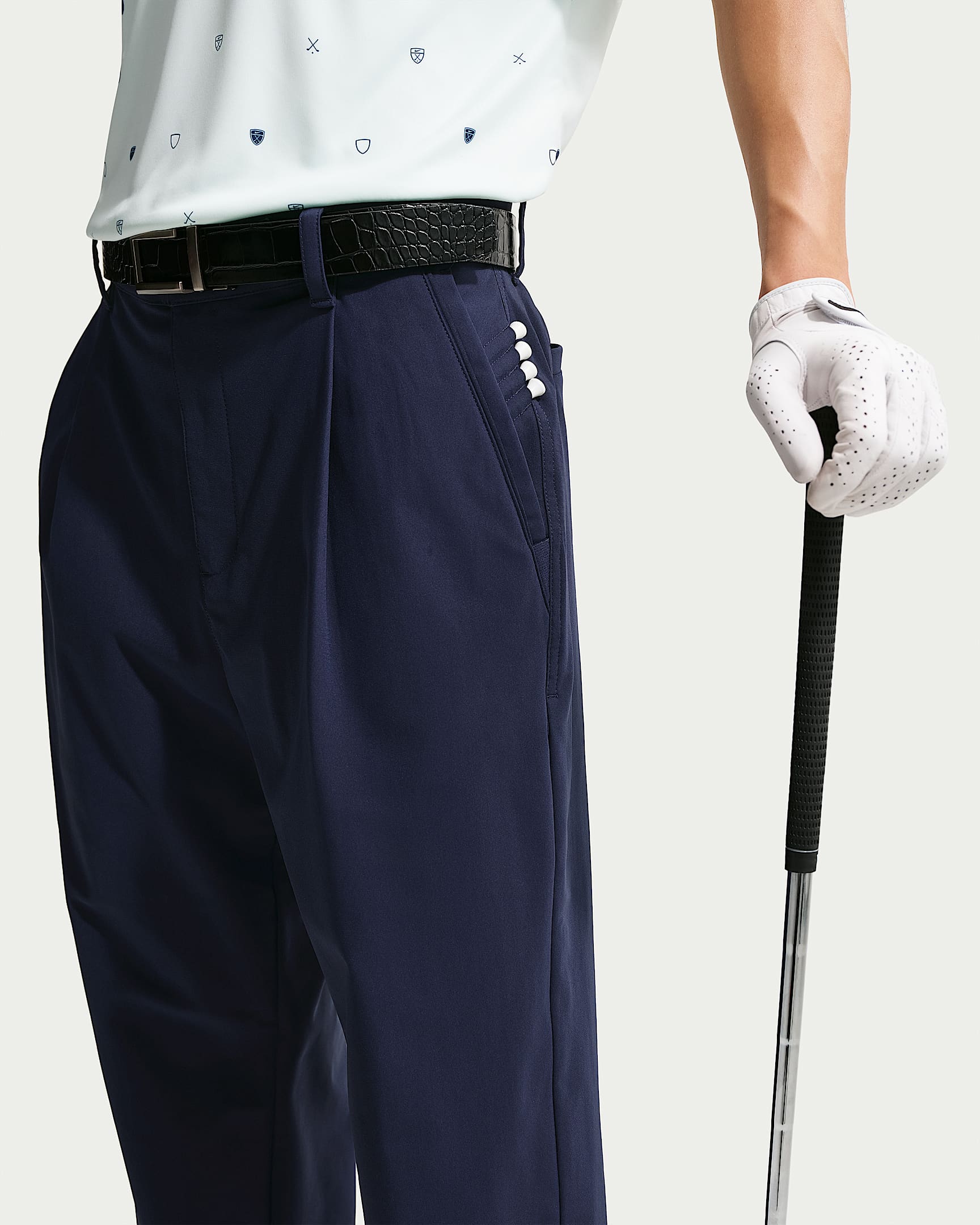 Nike Par Men's Dri-FIT Golf Pants - College Navy/Black/College Navy