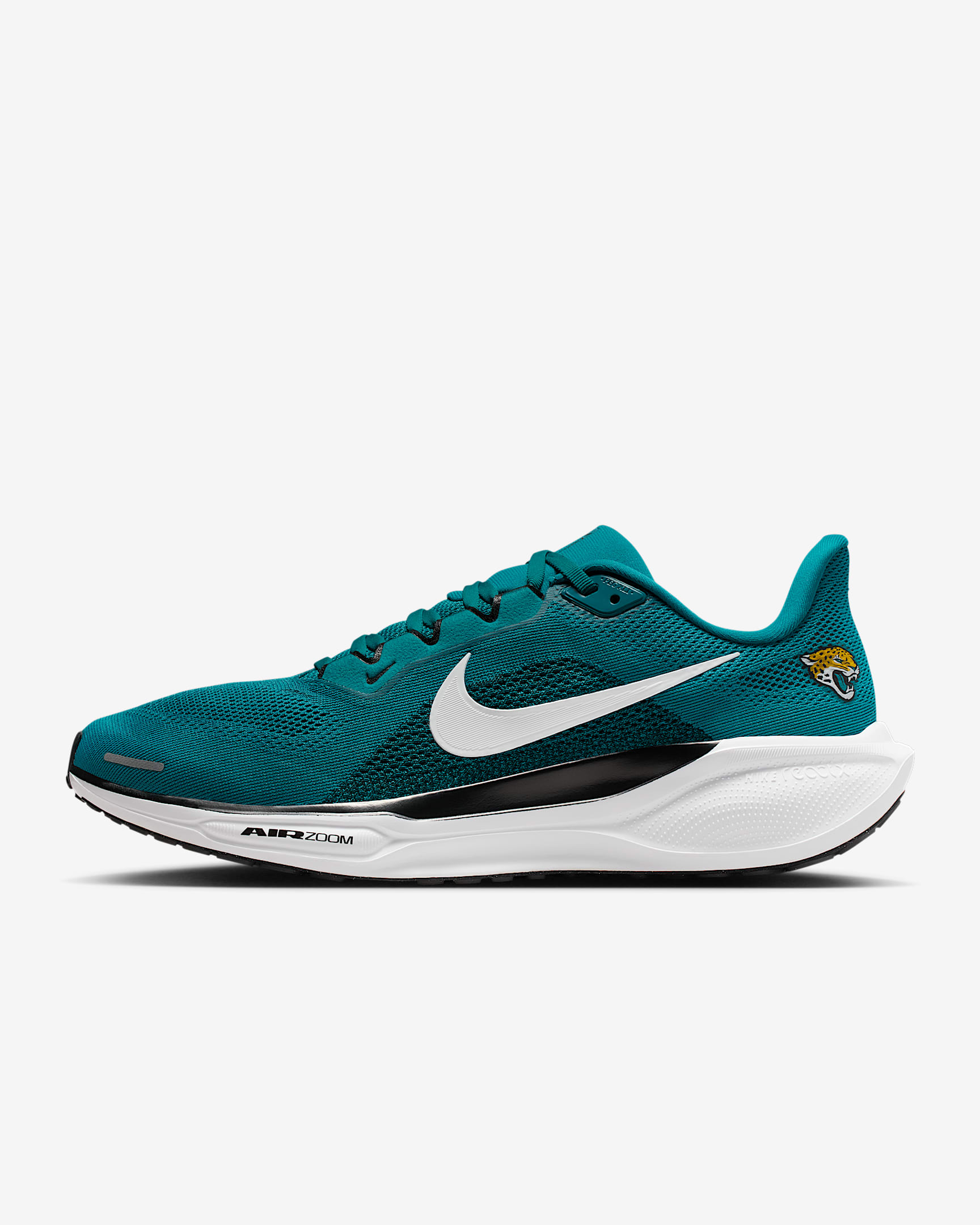 Jacksonville Jaguars Pegasus 41 Men's Nike NFL Road Running Shoes - Blustery/Black/White