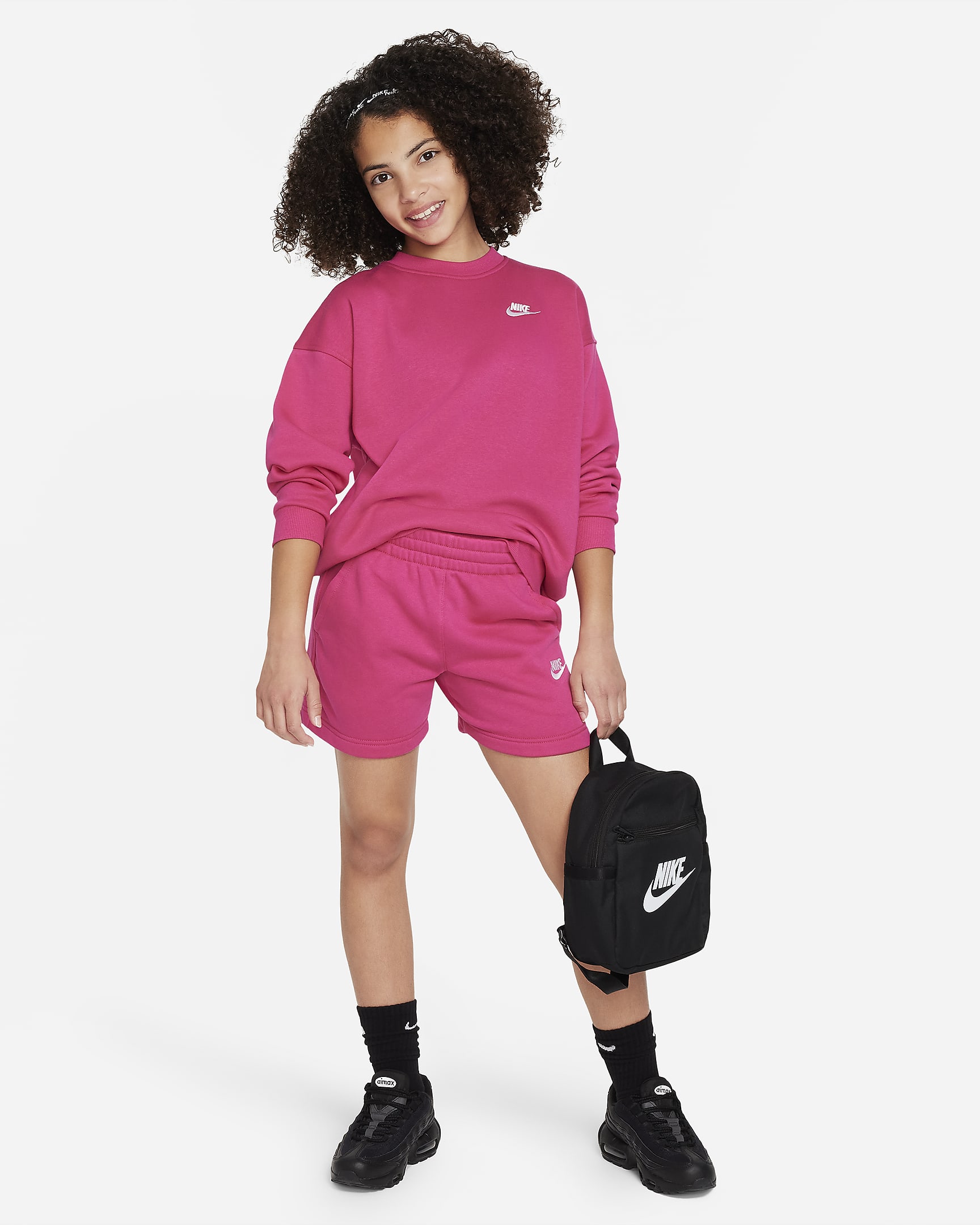 Nike Sportswear Club Fleece Older Kids' (Girls') 13cm (approx.) French ...