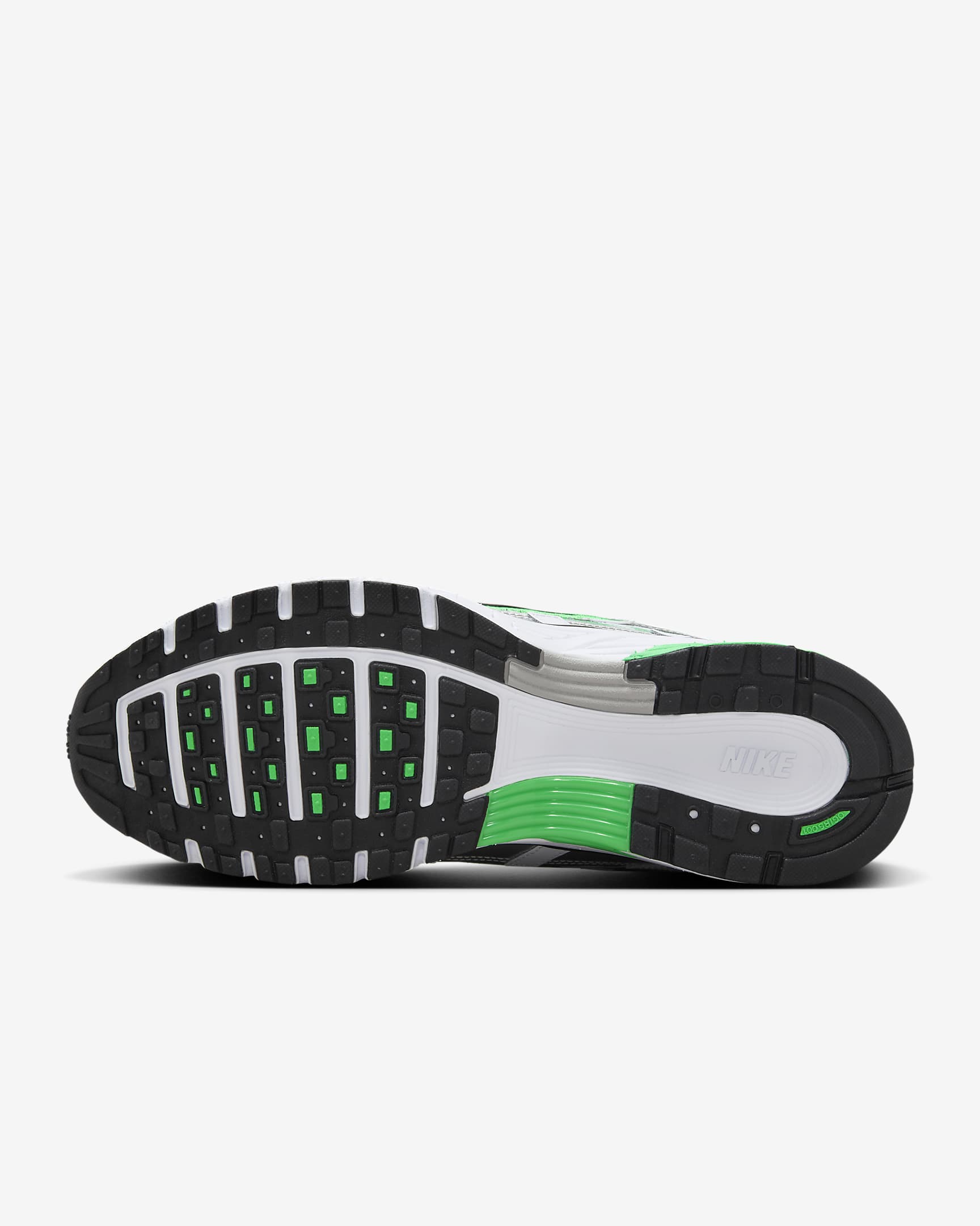 Nike P-6000 Shoes - White/Metallic Silver/Spring Green/Black