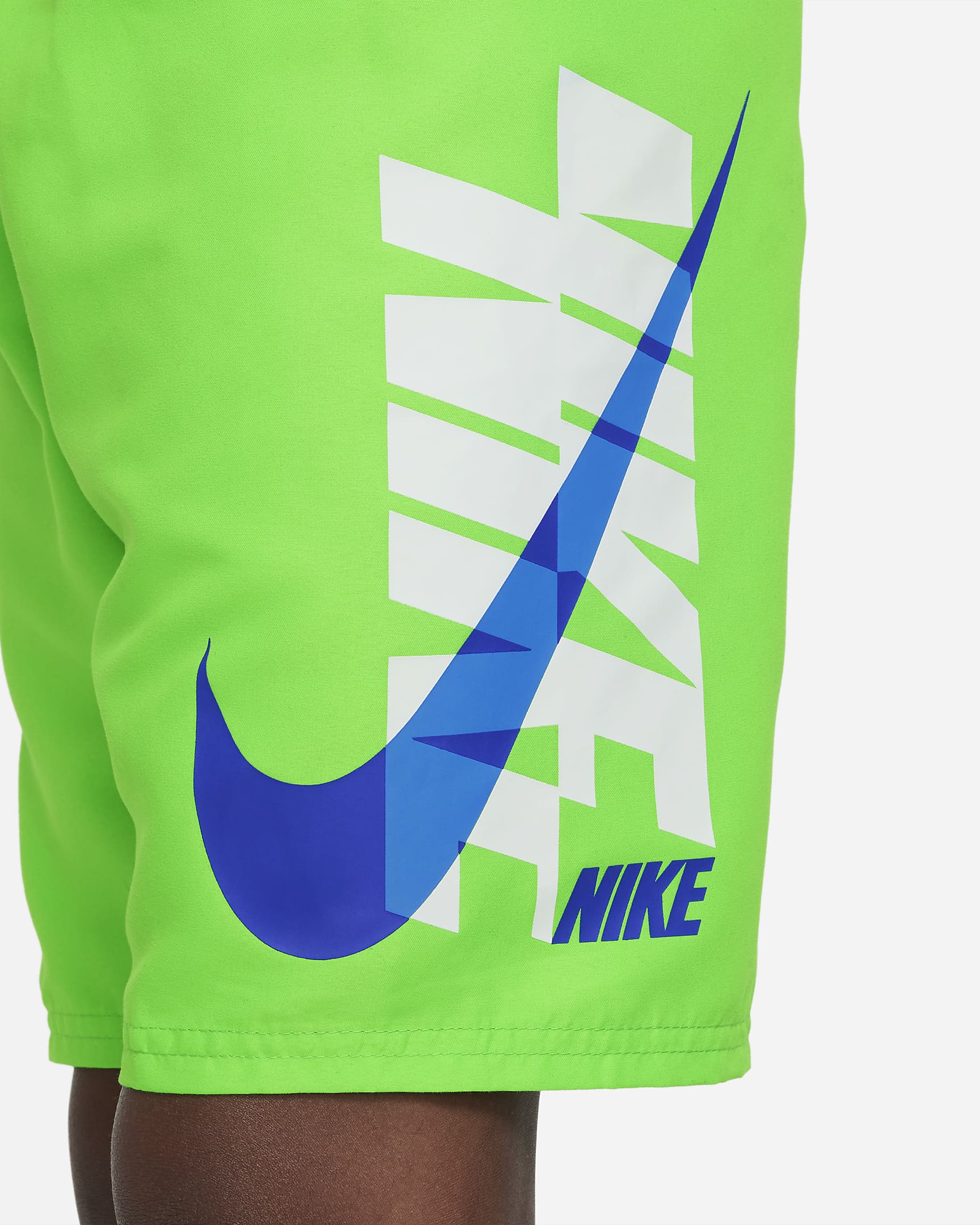 Nike Big Kids' (Boys') 7" Volley Shorts - Green Strike